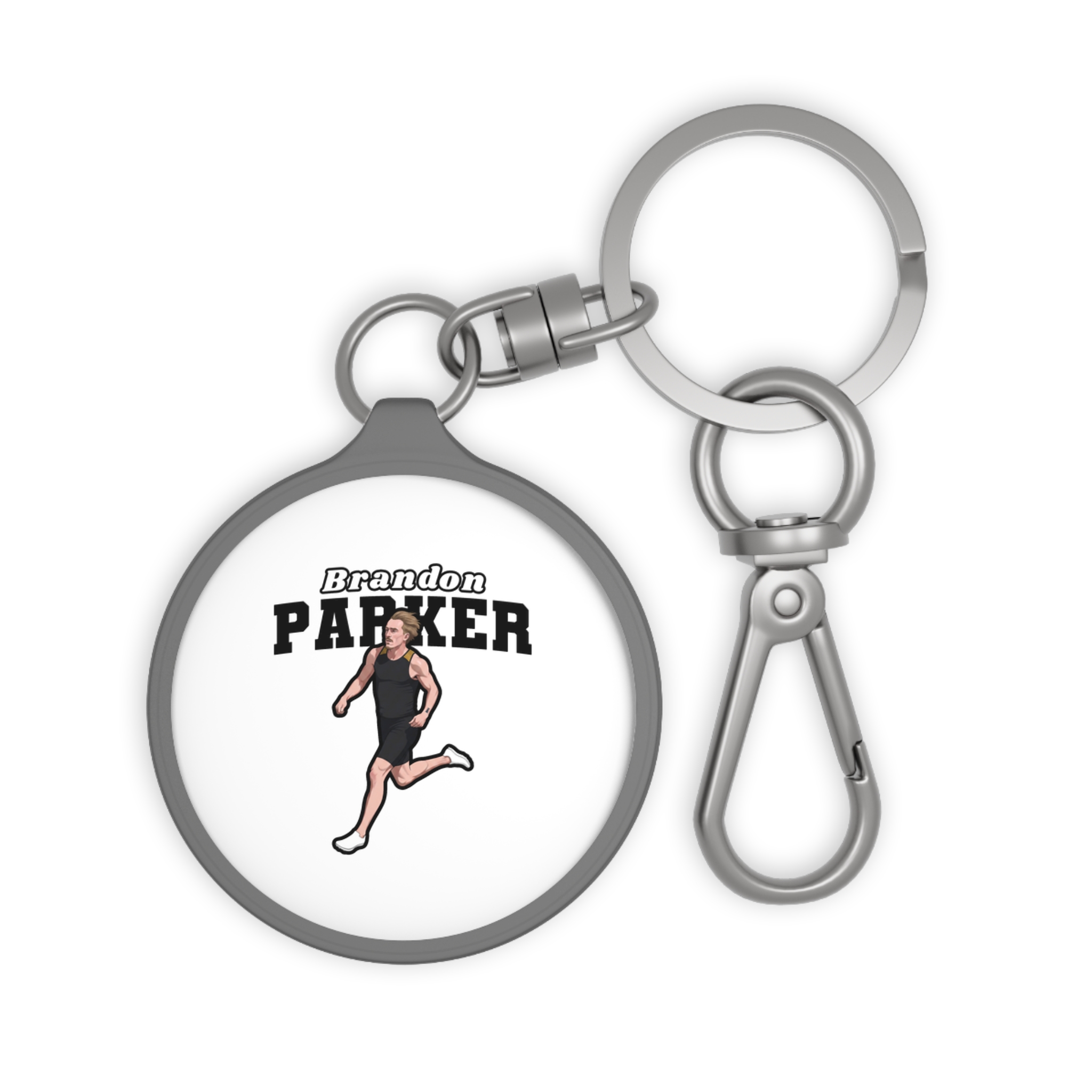 Keychain — character_name_arch in Grey