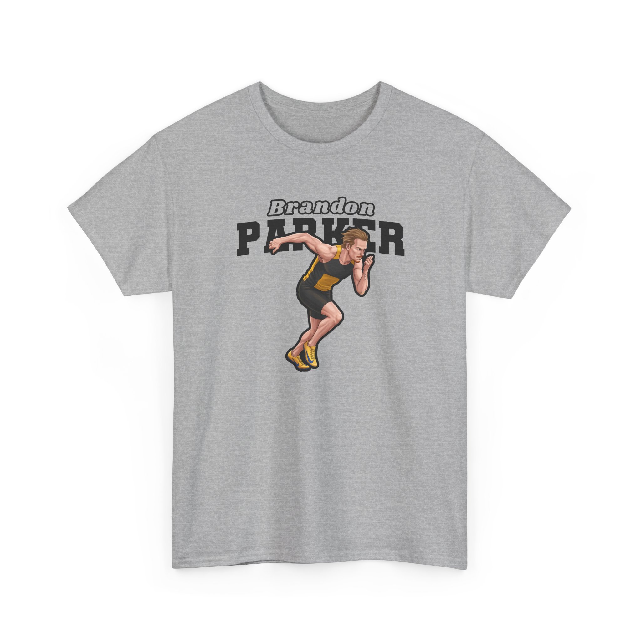 Tee — character_name_arch in Grey