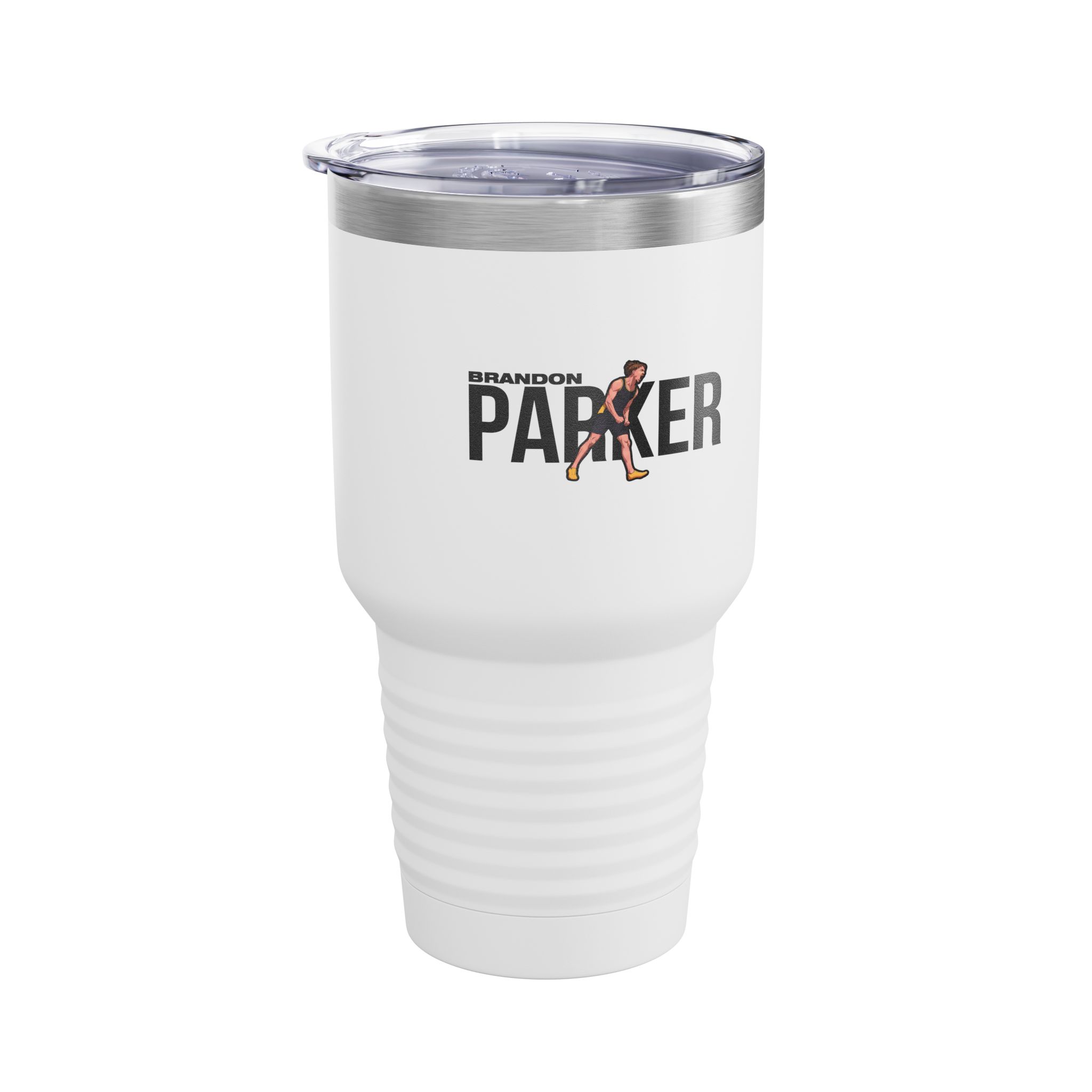30oz Tumbler — character_player_name in White