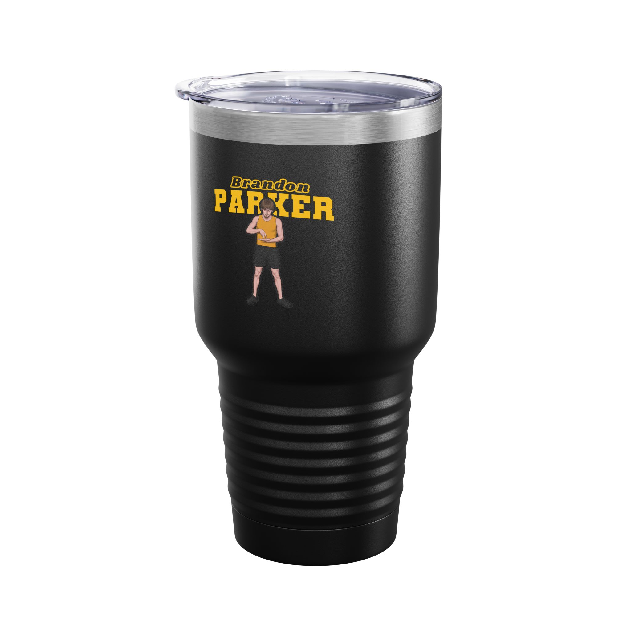 30oz Tumbler — character_name_arch in Black