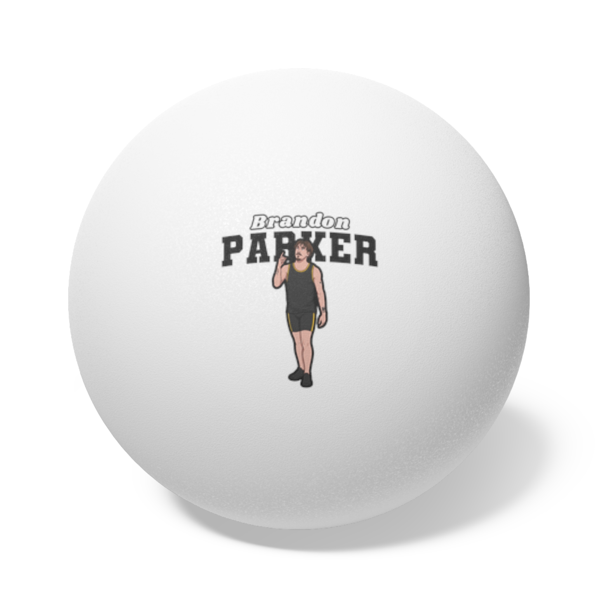 Ping Pong Balls, 6 pcs — character_name_arch in White
