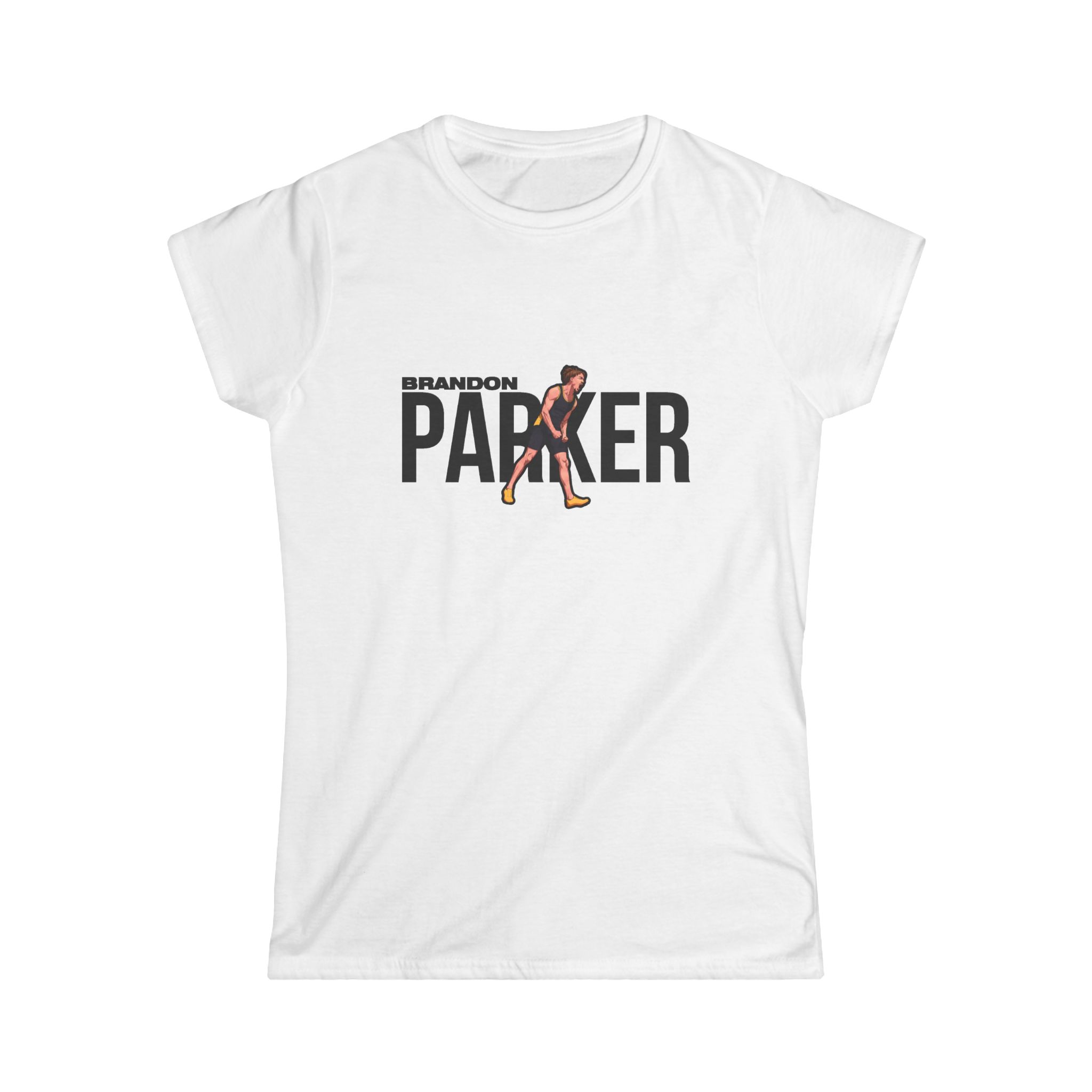 Women's Softstyle Tee — character_player_name in White