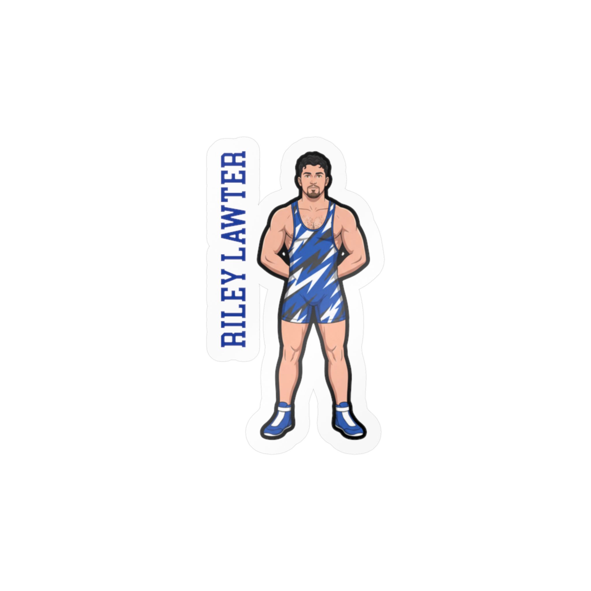 Vinyl Sticker — character_name_vertical in Classic