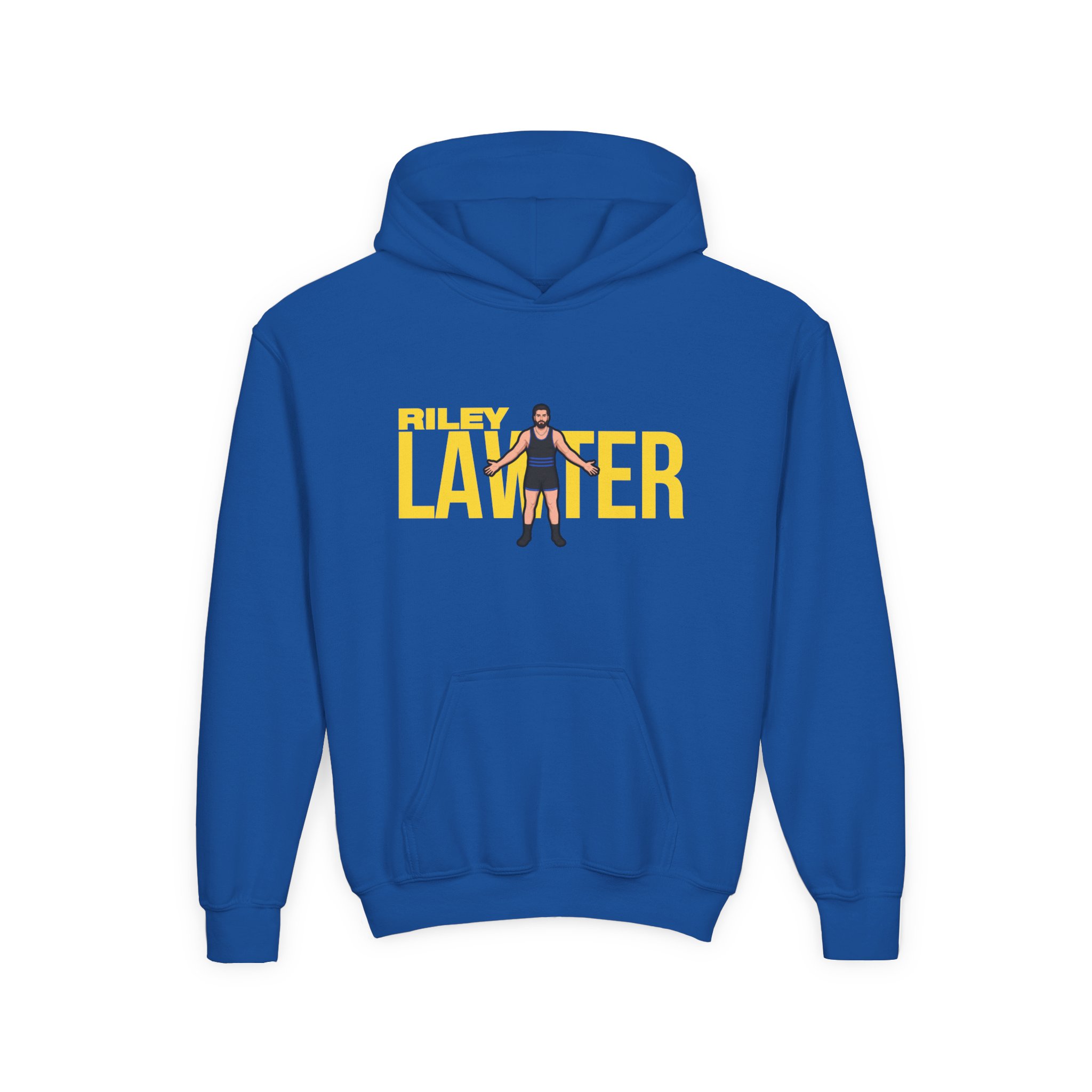 Youth Hoodie — character_player_name in Royal