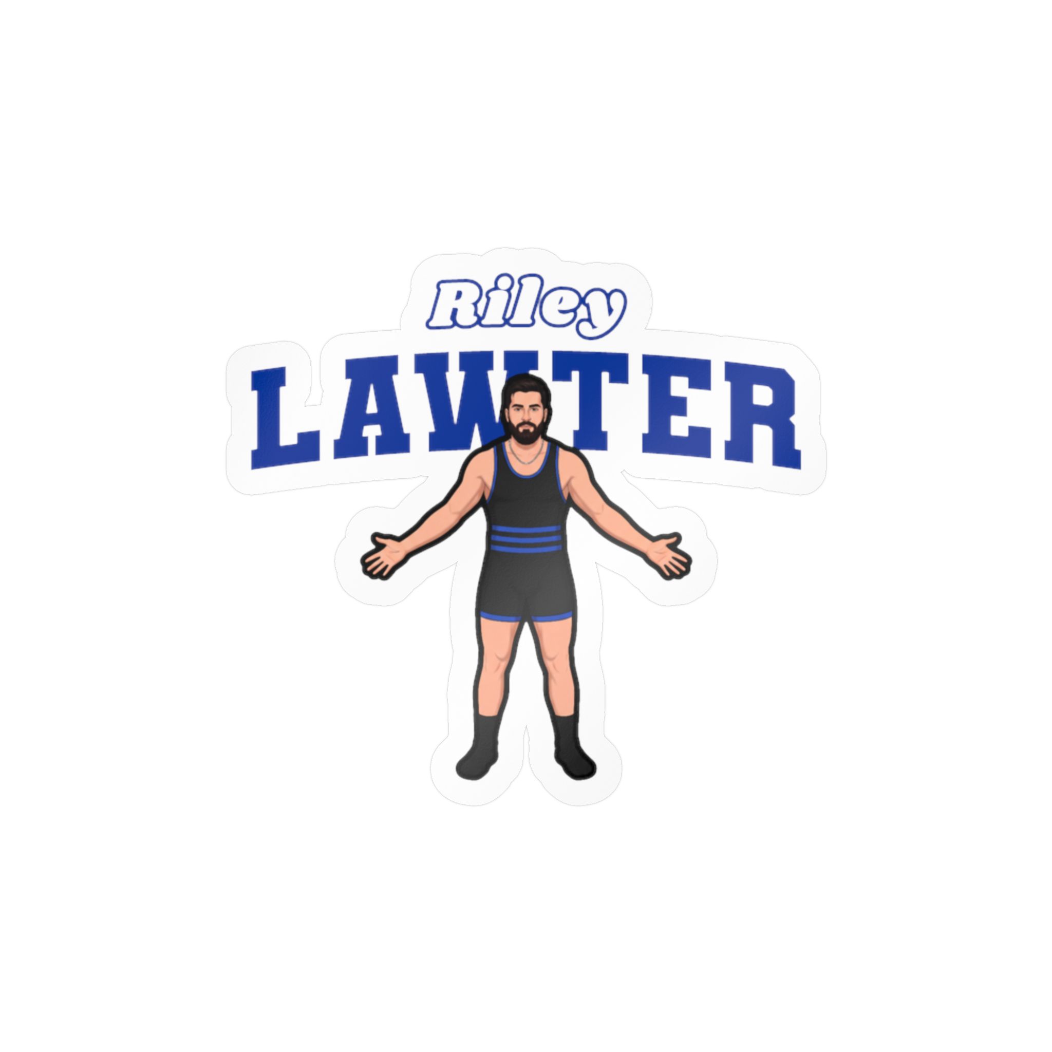 Vinyl Sticker — character_name_arch in Classic