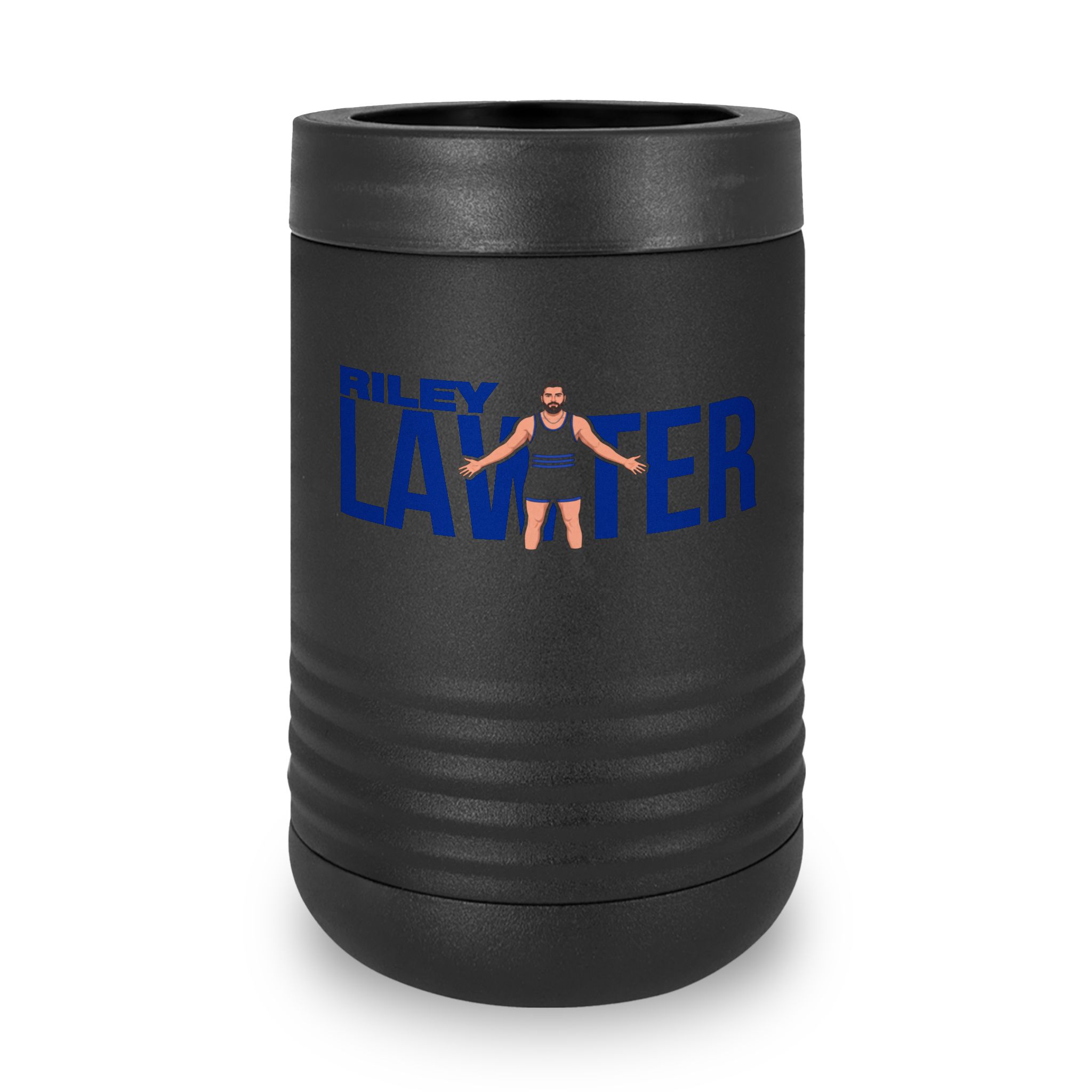 Stainless Can Cooler — character_player_name in Black