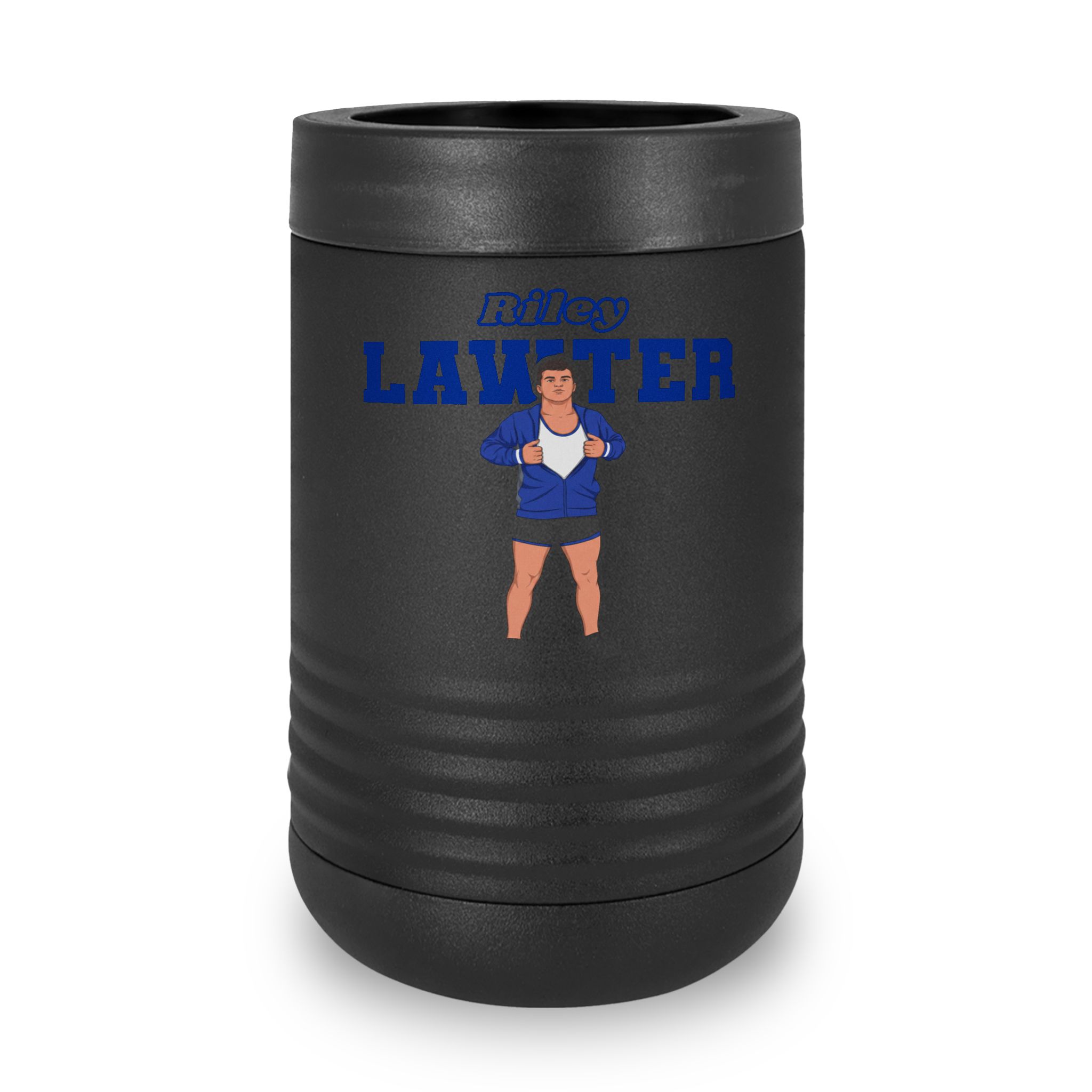 Stainless Can Cooler — character_name_arch in Black