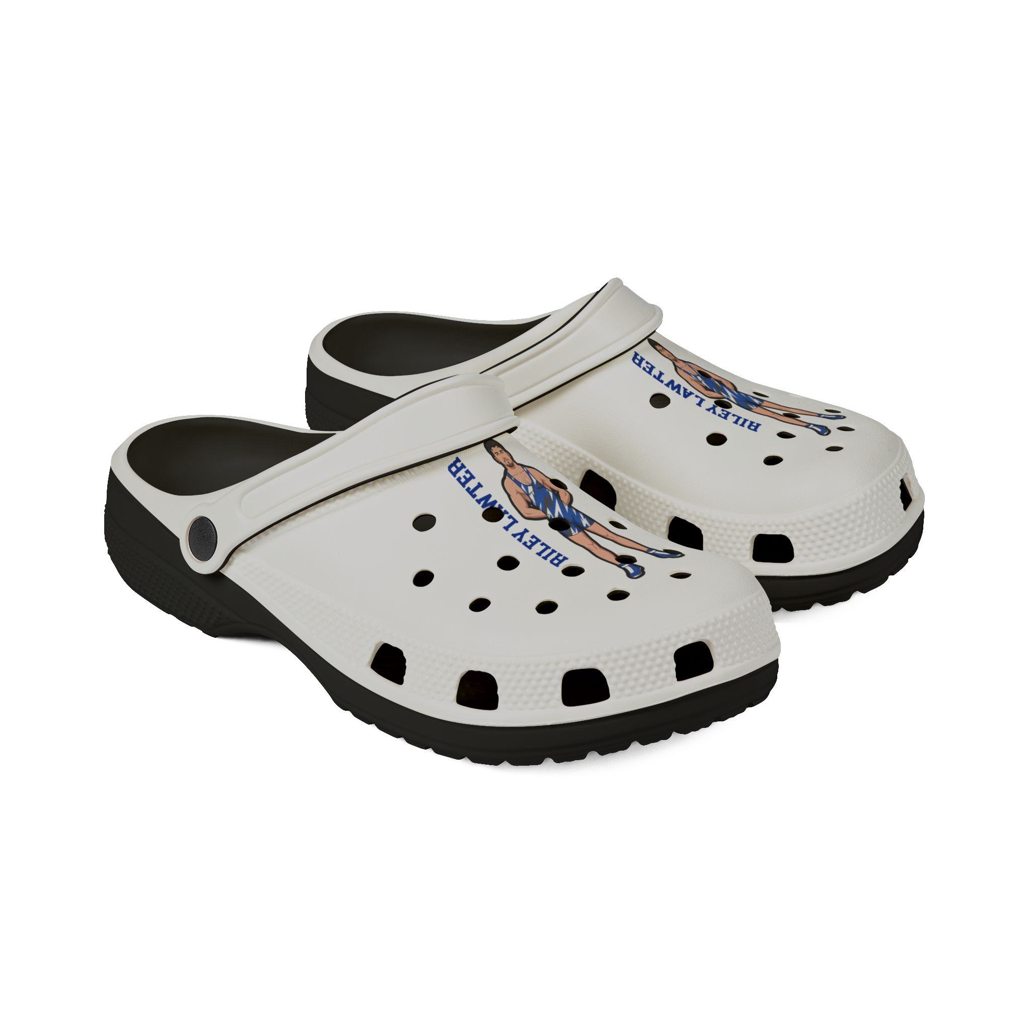 Rubber Clogs — character_name_vertical in Black