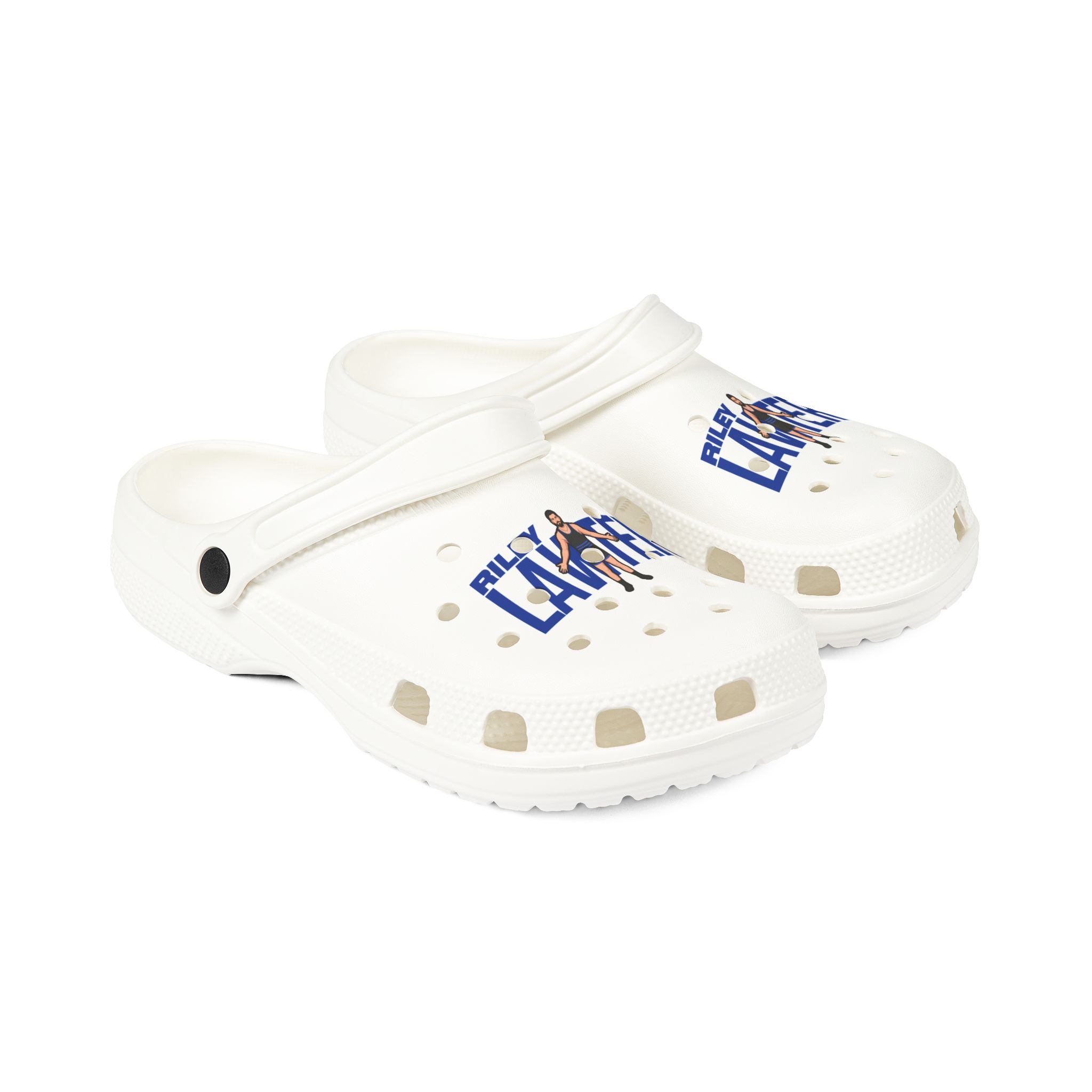 Rubber Clogs — character_player_name in White