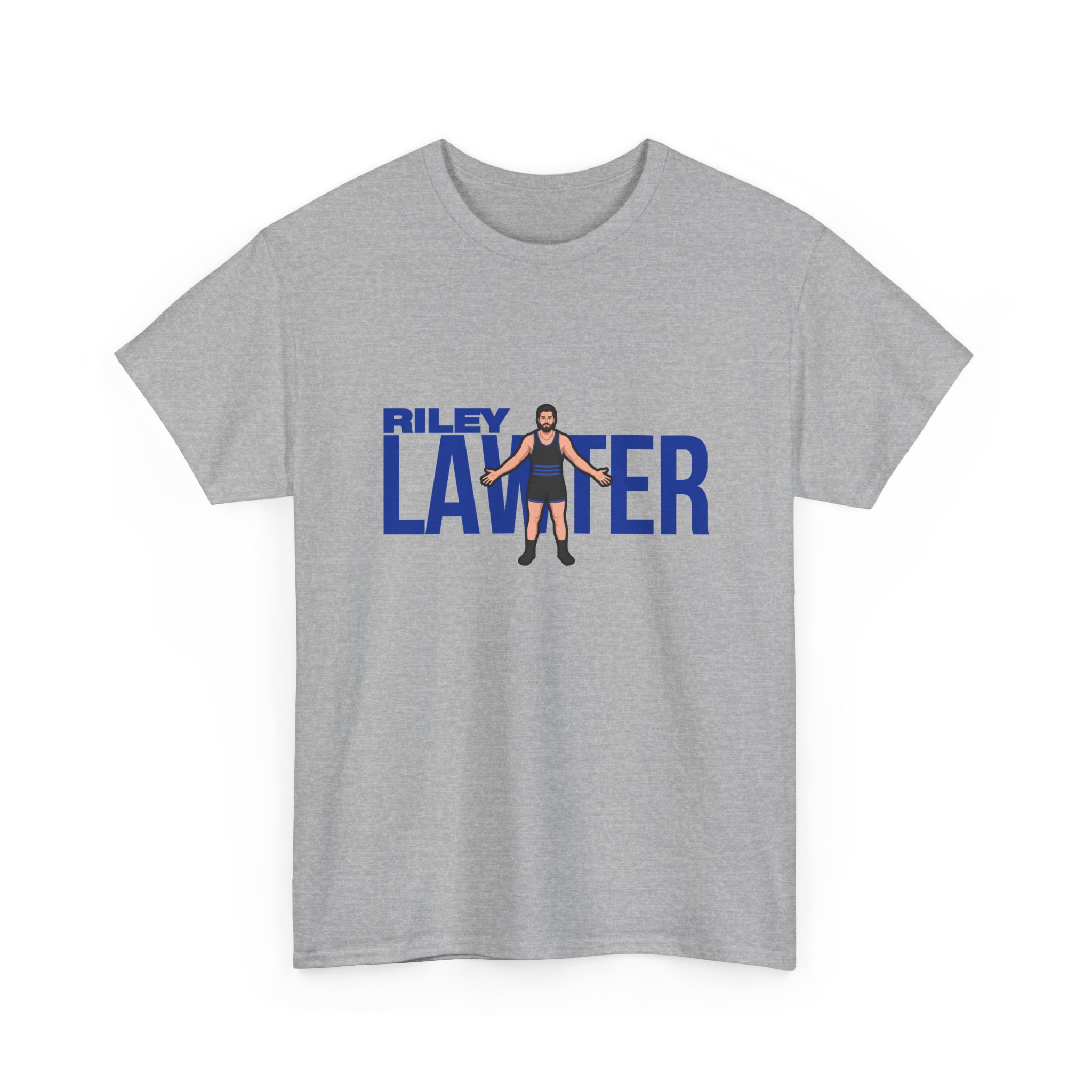 Tee — character_player_name in Grey