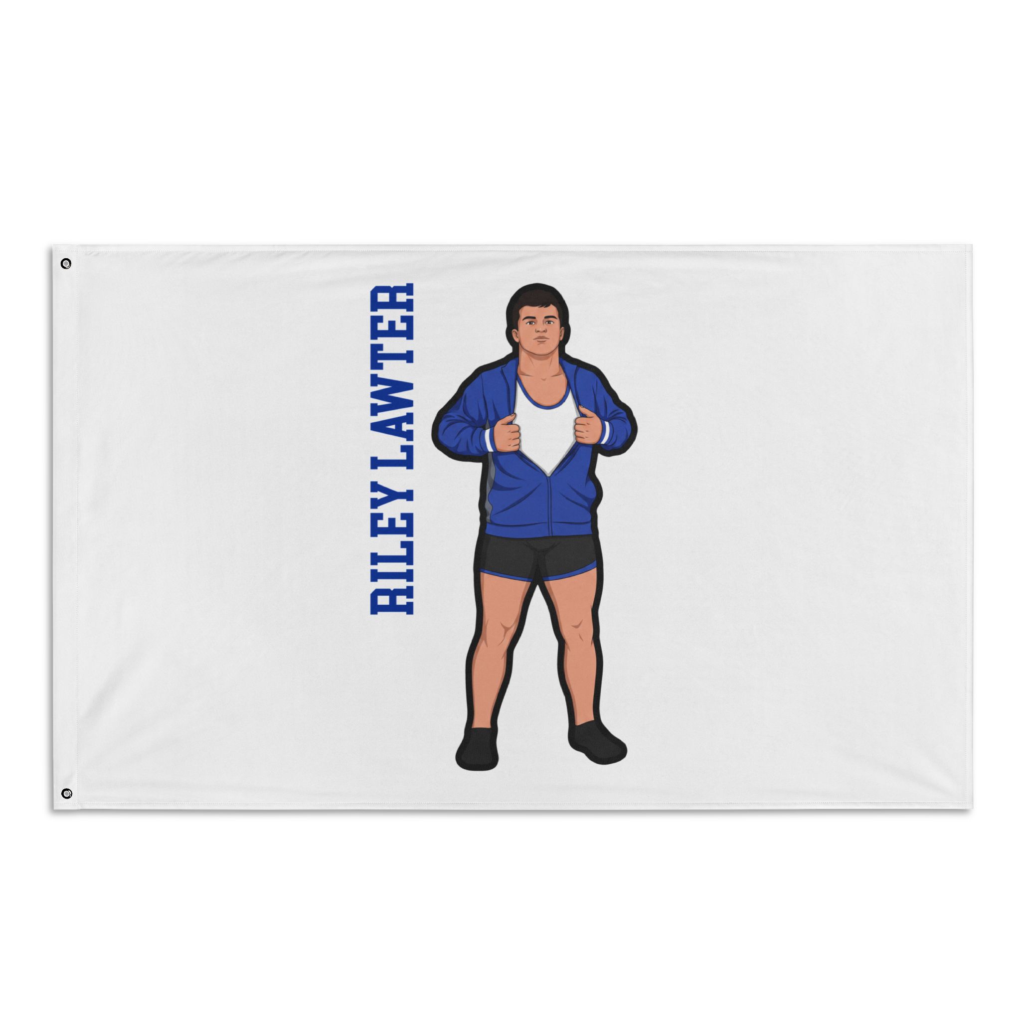 Flag (35 × 56 in) — character_name_vertical in Classic