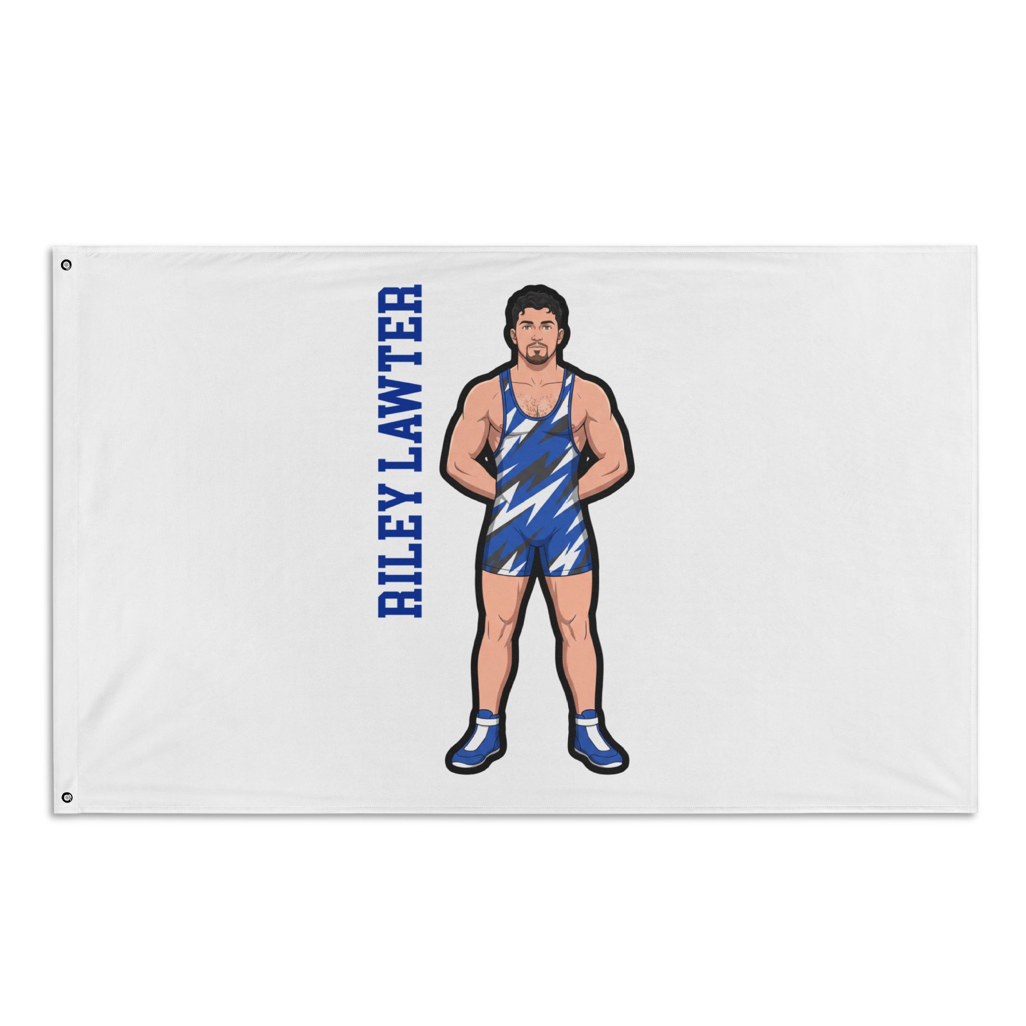 Flag (35 × 56 in) — character_name_vertical in Classic