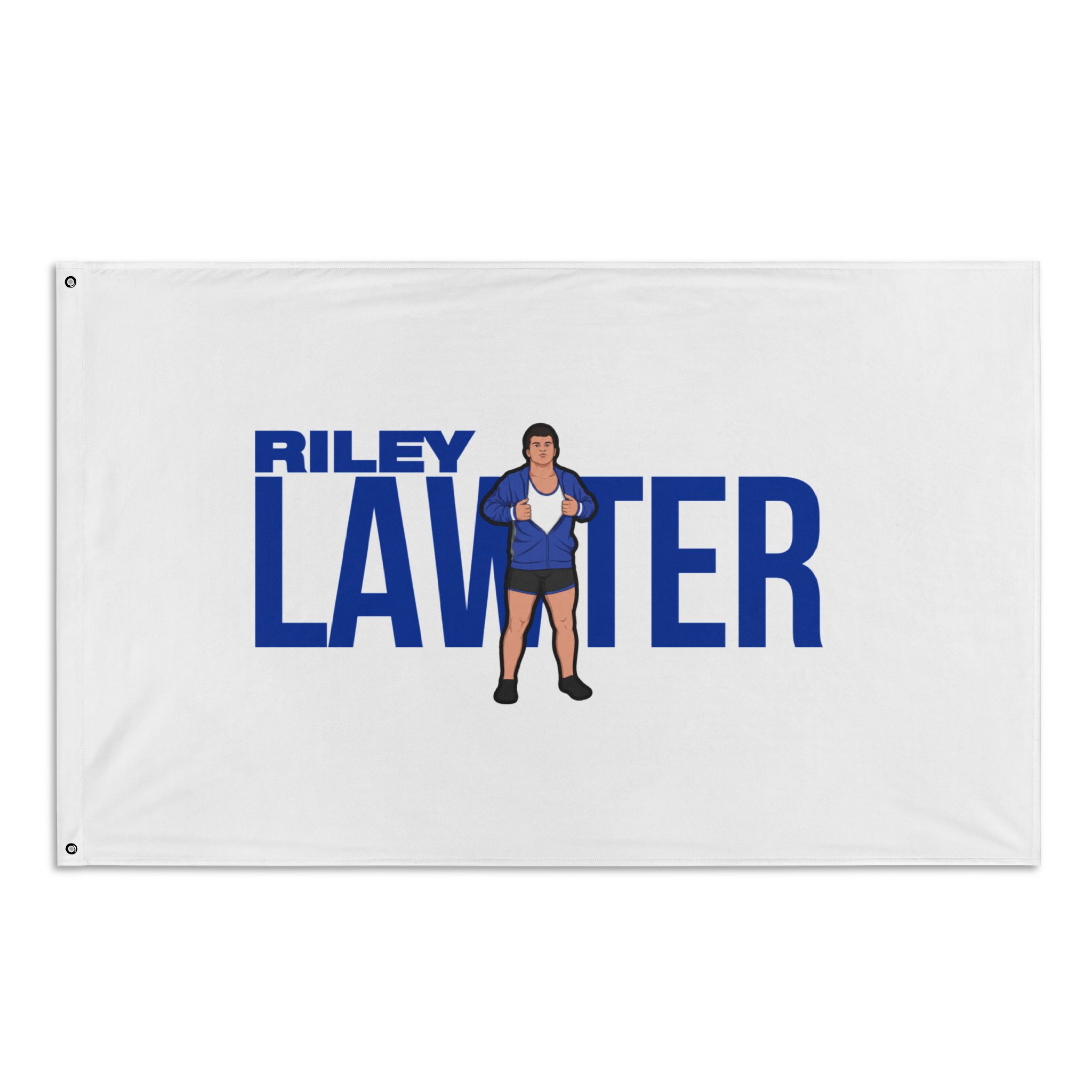 Flag (35 × 56 in) — character_player_name in Classic