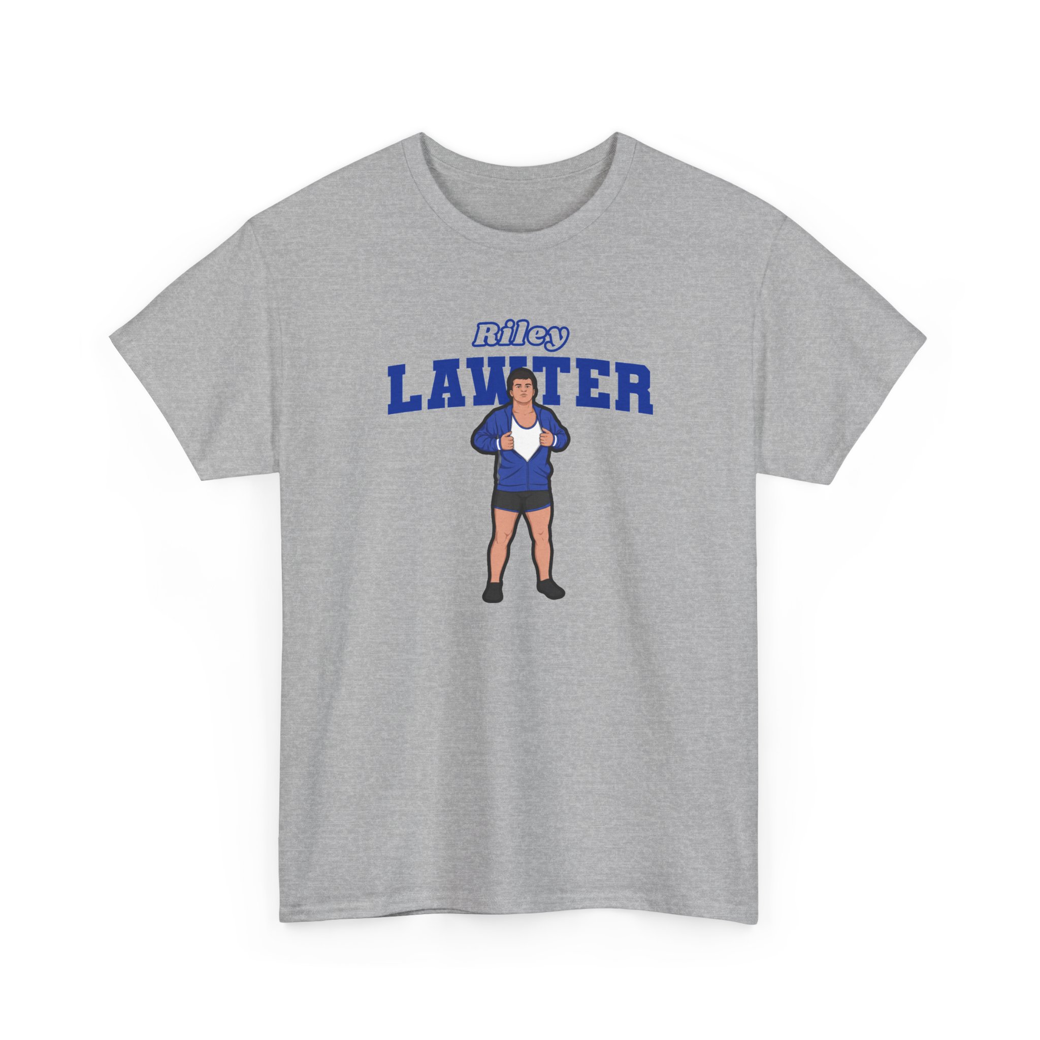 Tee — character_name_arch in Grey