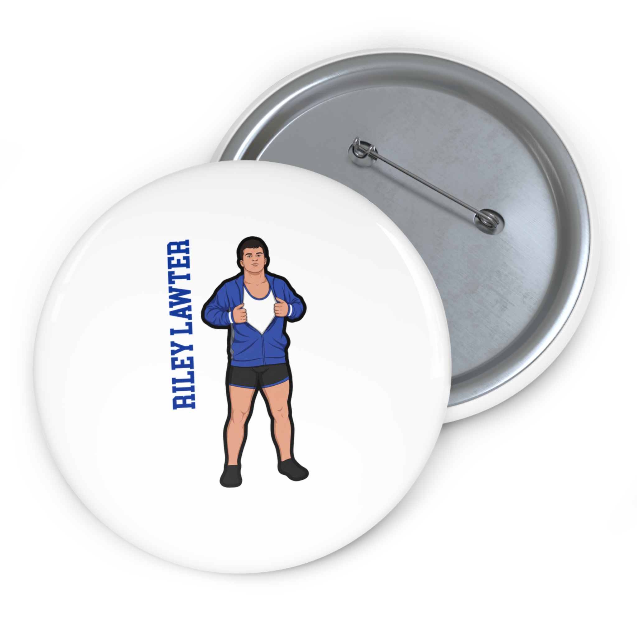 Game Day Pin — character_name_vertical in Classic