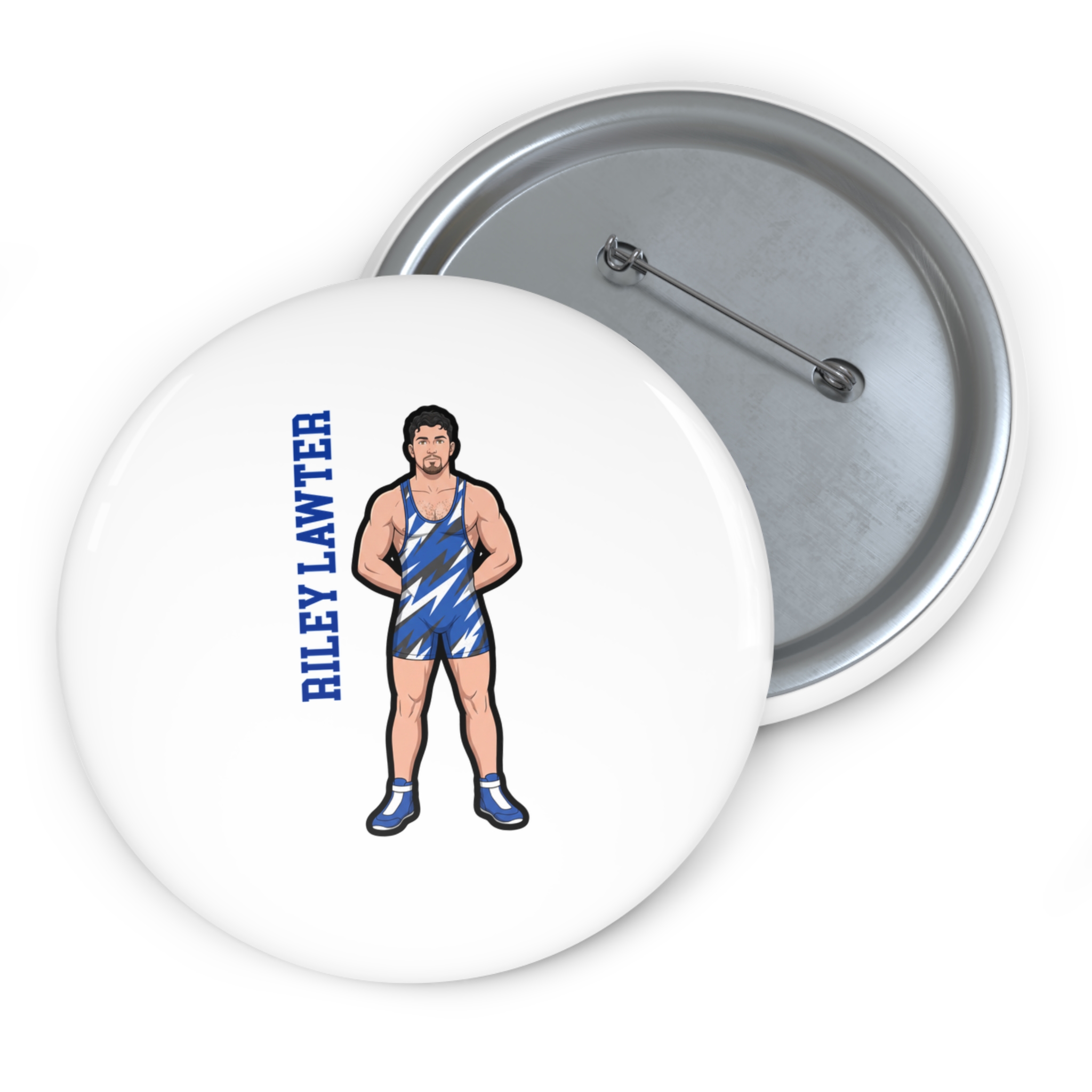 Game Day Pin — character_name_vertical in Classic