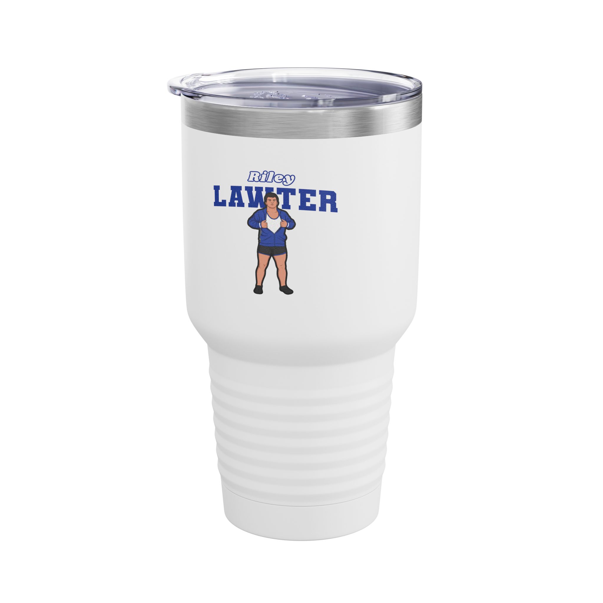 30oz Tumbler — character_name_arch in White