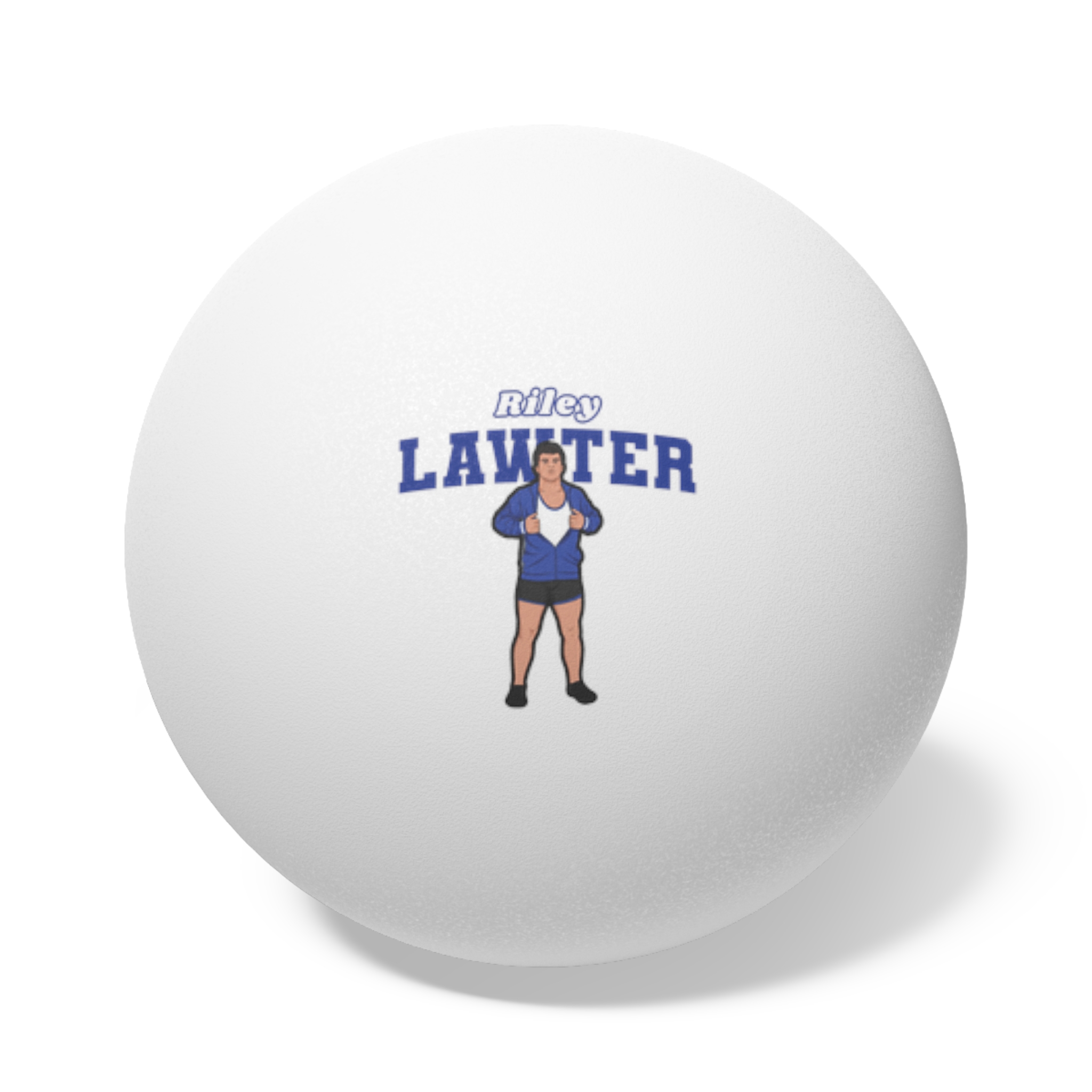 Ping Pong Balls, 6 pcs — character_name_arch in White