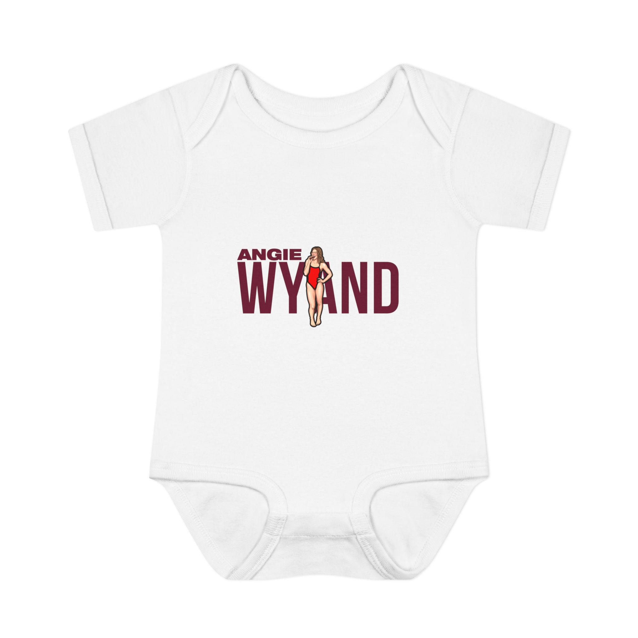 Baby Onesie — character_player_name in White