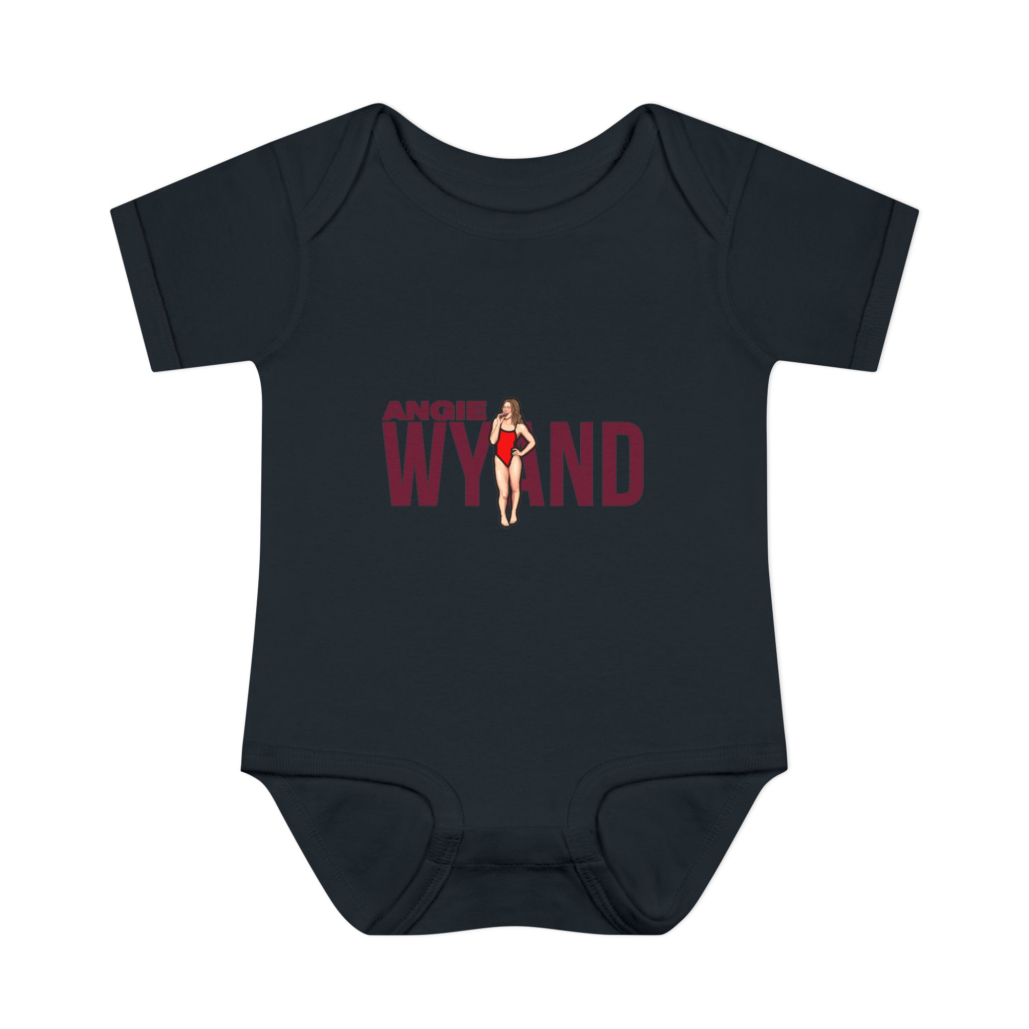 Baby Onesie — character_player_name in Black