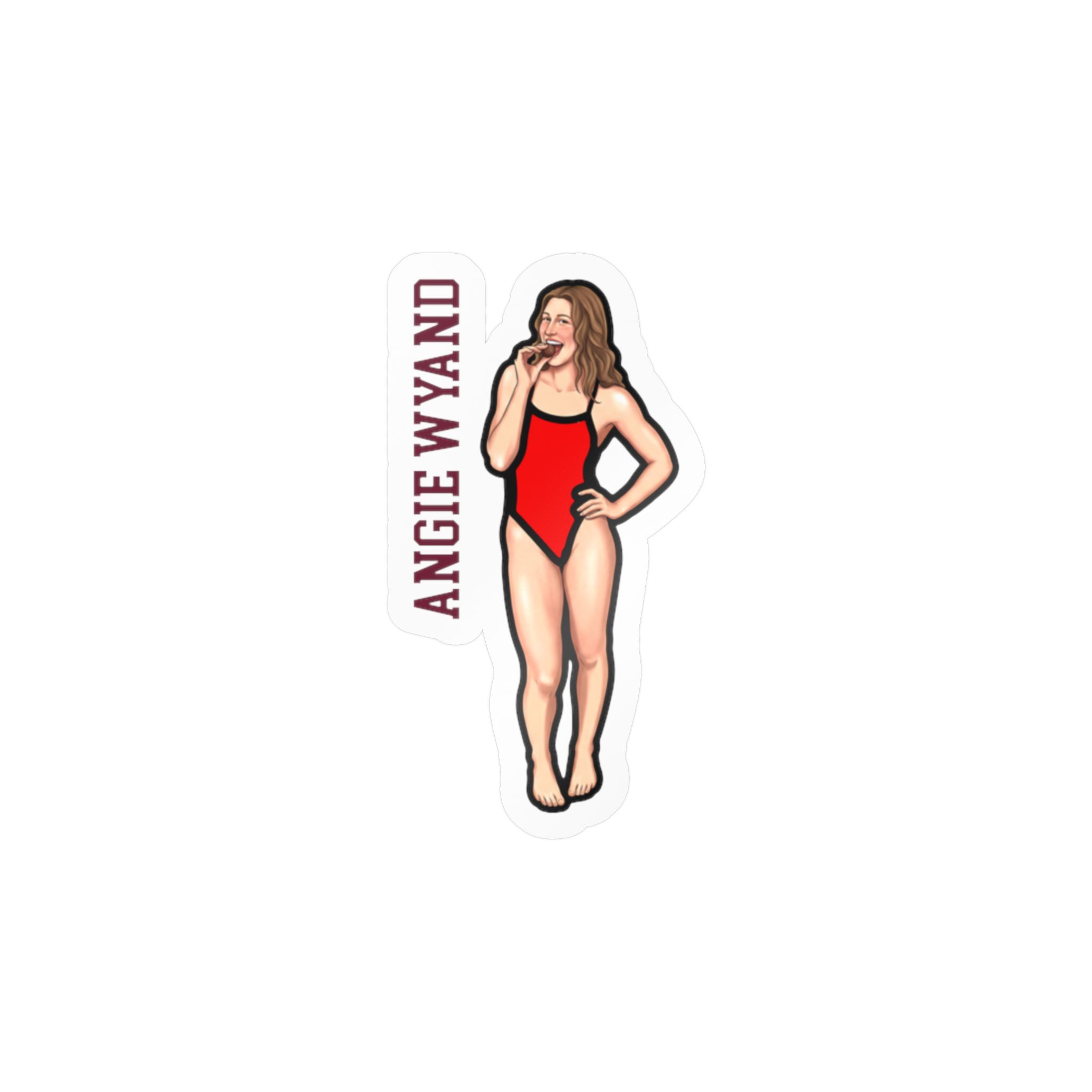 Vinyl Sticker — character_name_vertical in Classic