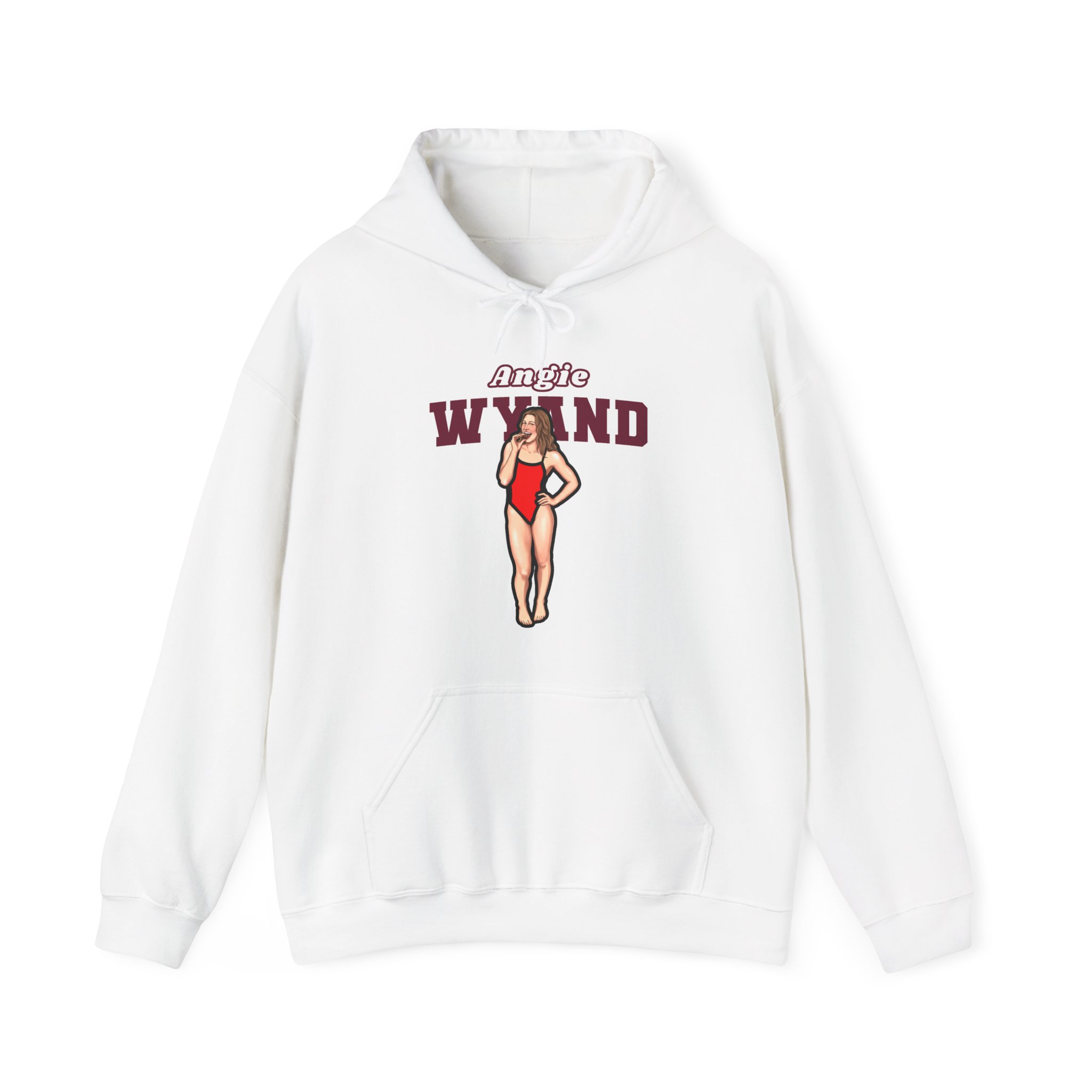 Hoodie — character_name_arch in White