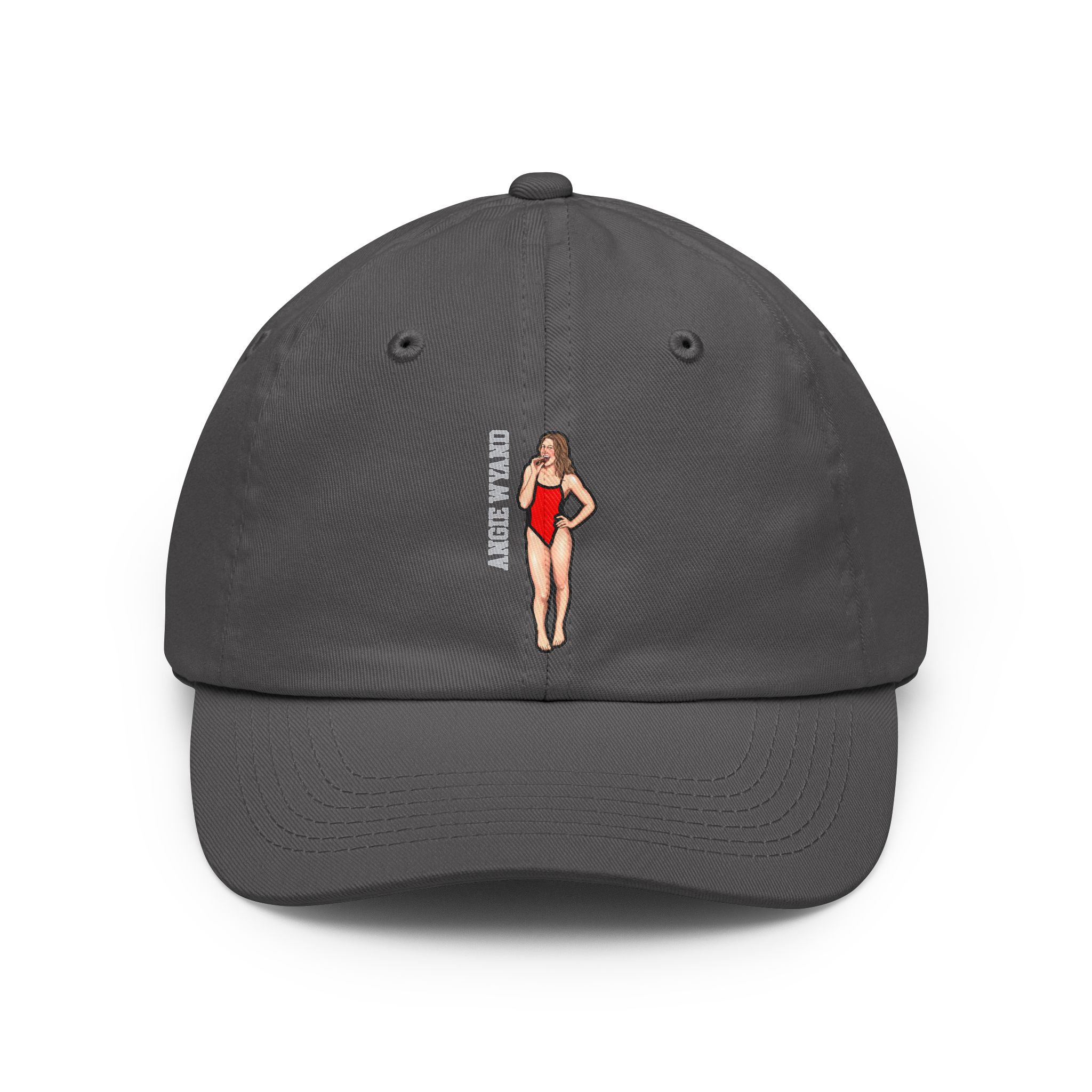 Classic Cap — character_name_vertical in Grey