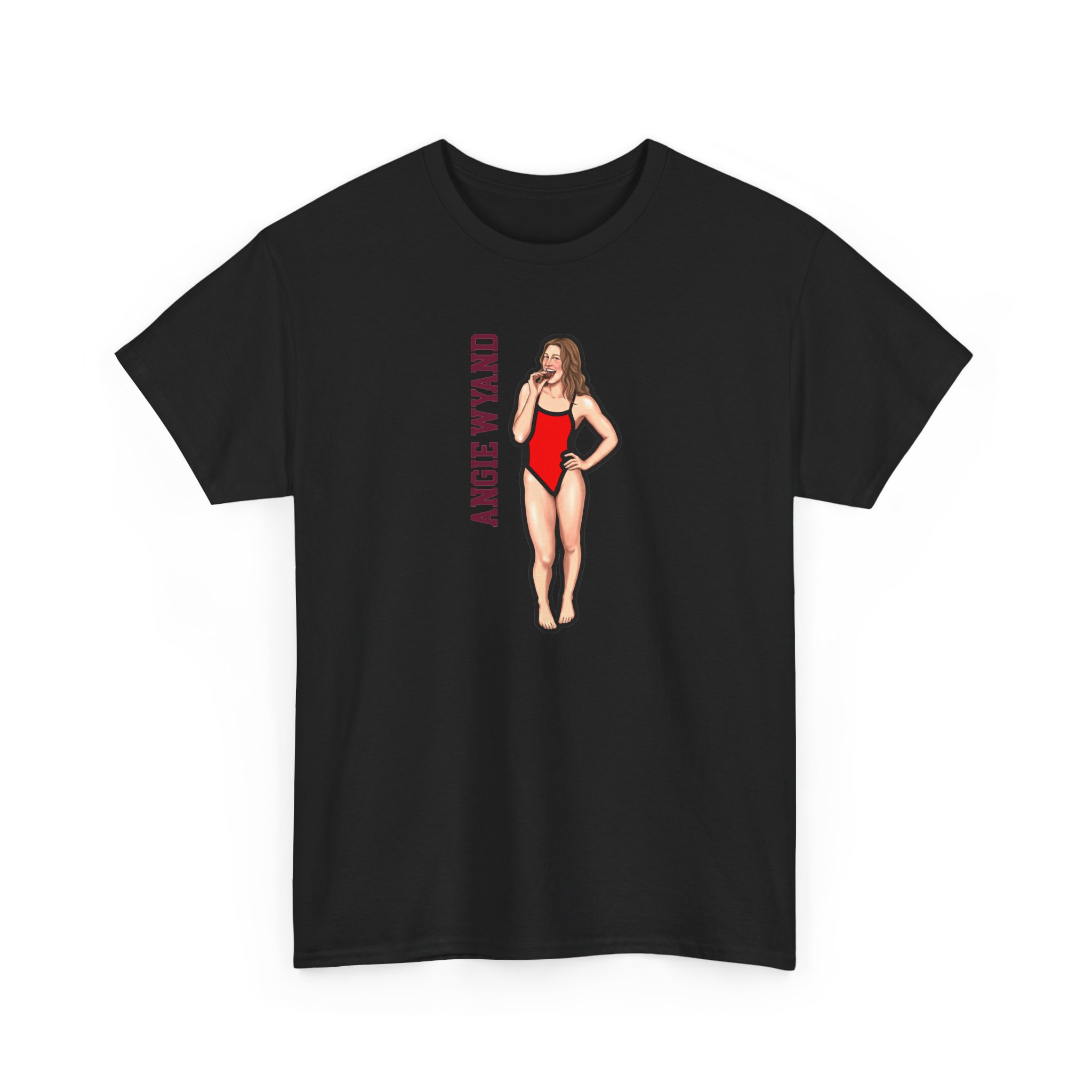Tee — character_name_vertical in Black