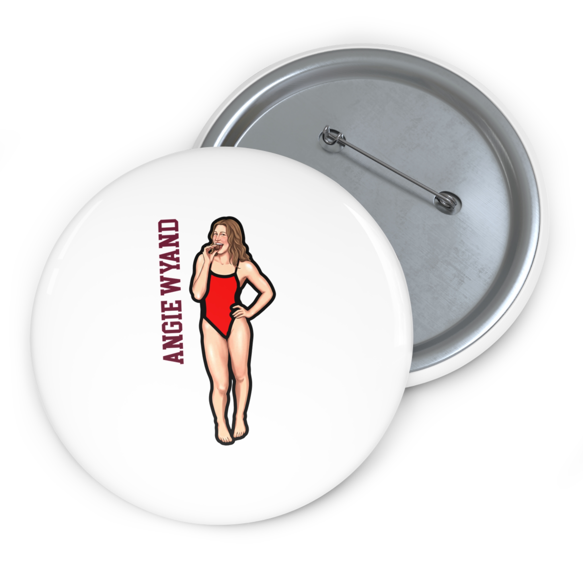Game Day Pin — character_name_vertical in Classic
