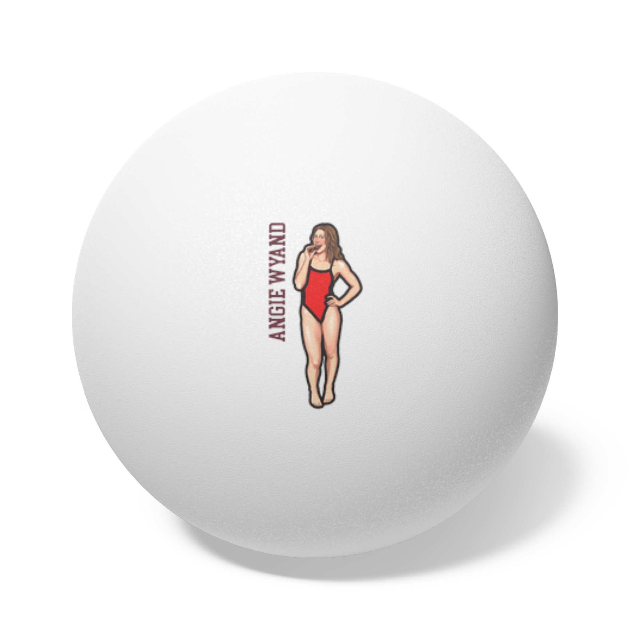 Ping Pong Balls, 6 pcs — character_name_vertical in White