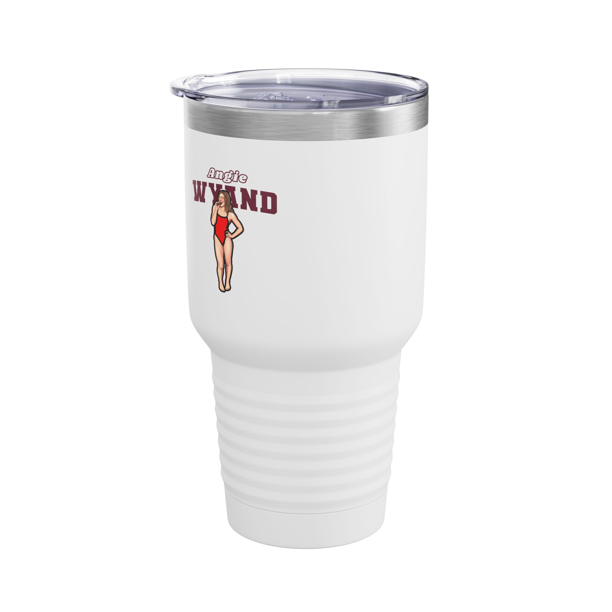 30oz Tumbler — character_name_arch in White