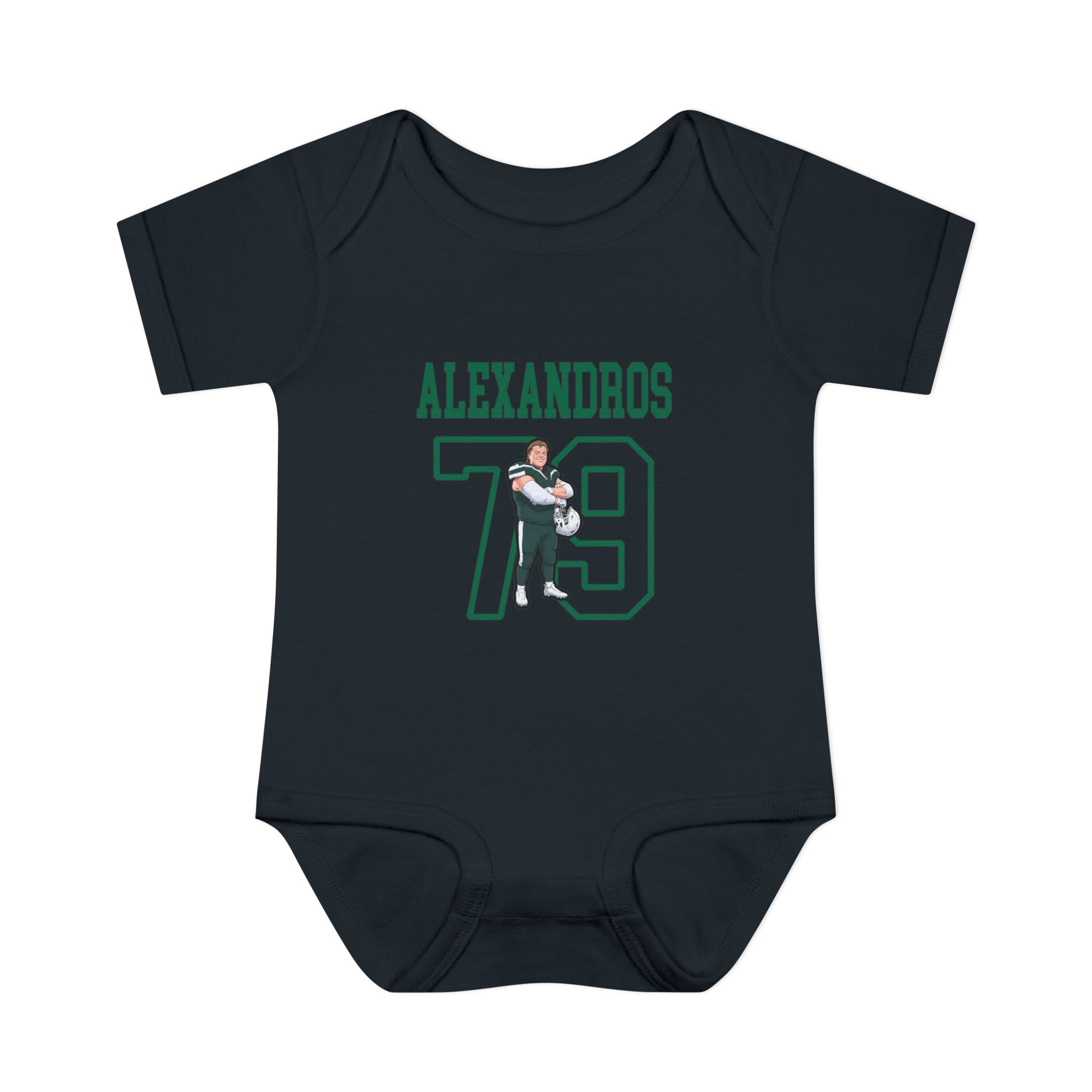 Baby Onesie — character_shirsey in Black