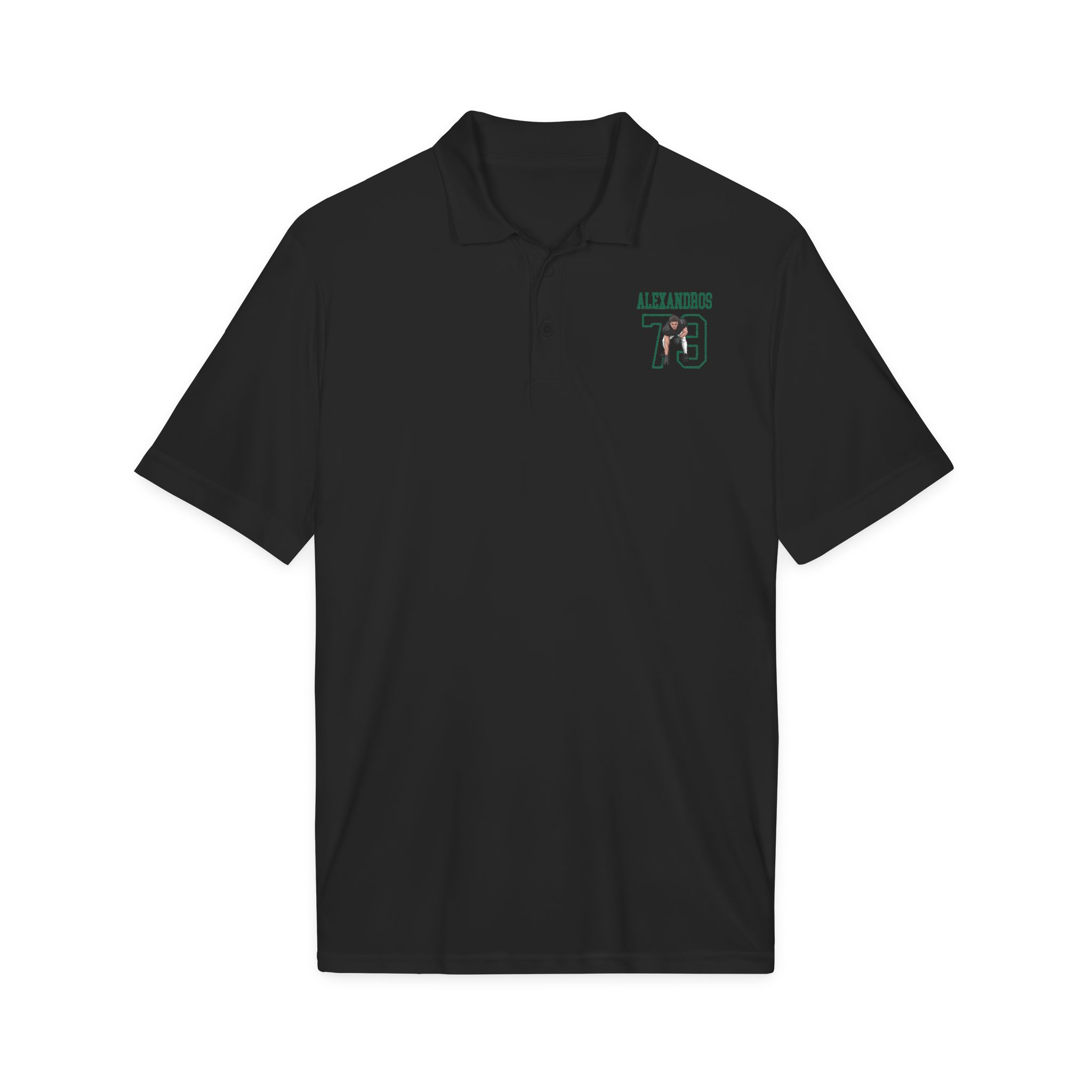 Polo — character_shirsey in Black