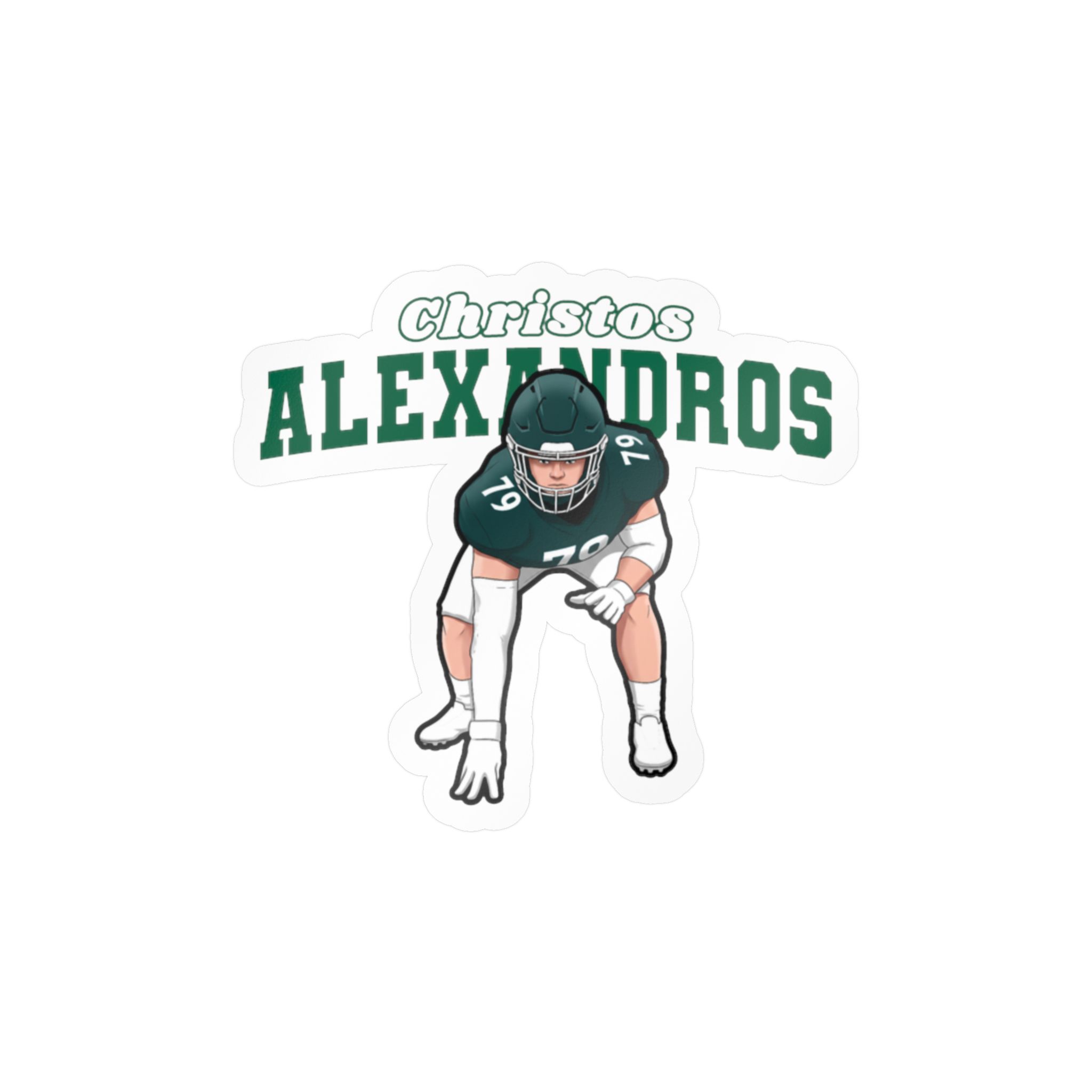 Vinyl Sticker — character_name_arch in Classic