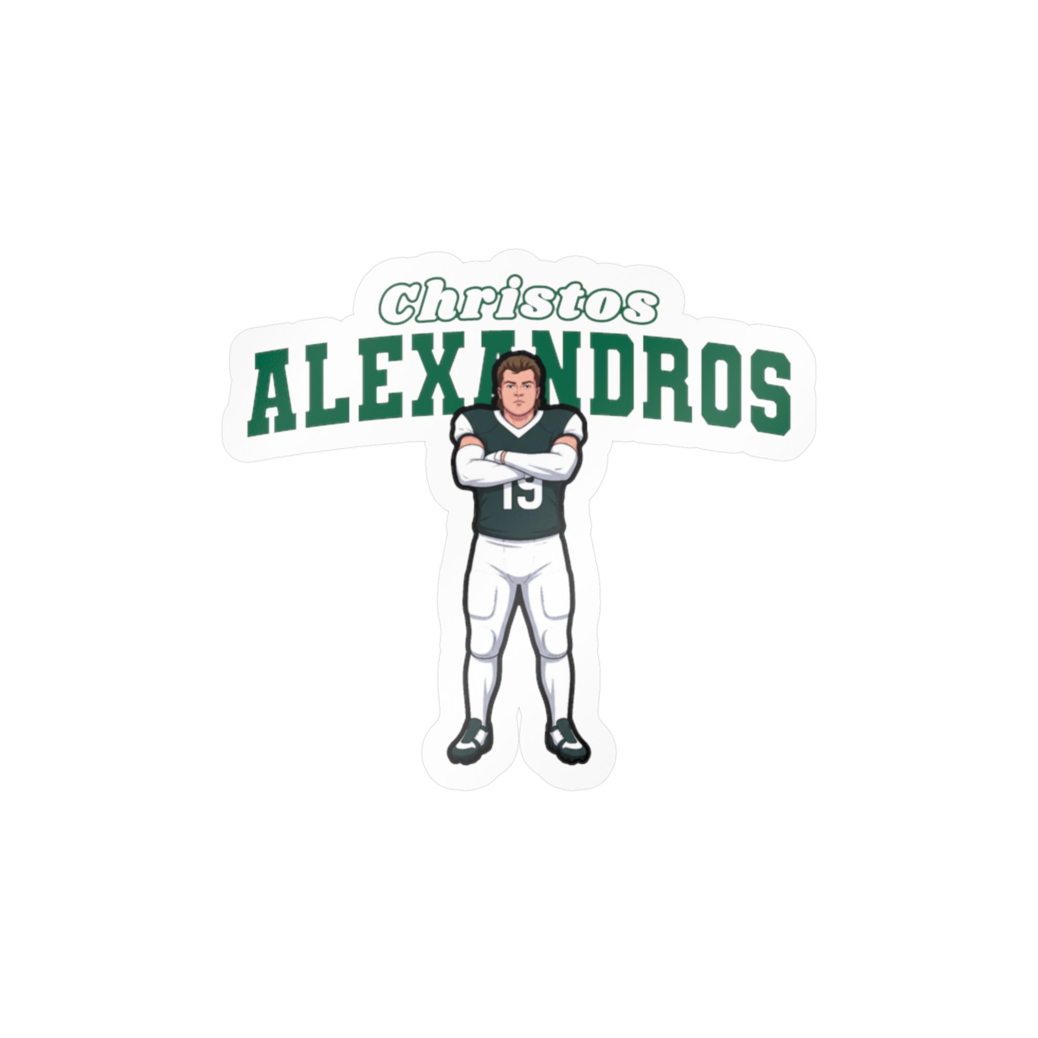 Vinyl Sticker — character_name_arch in Classic