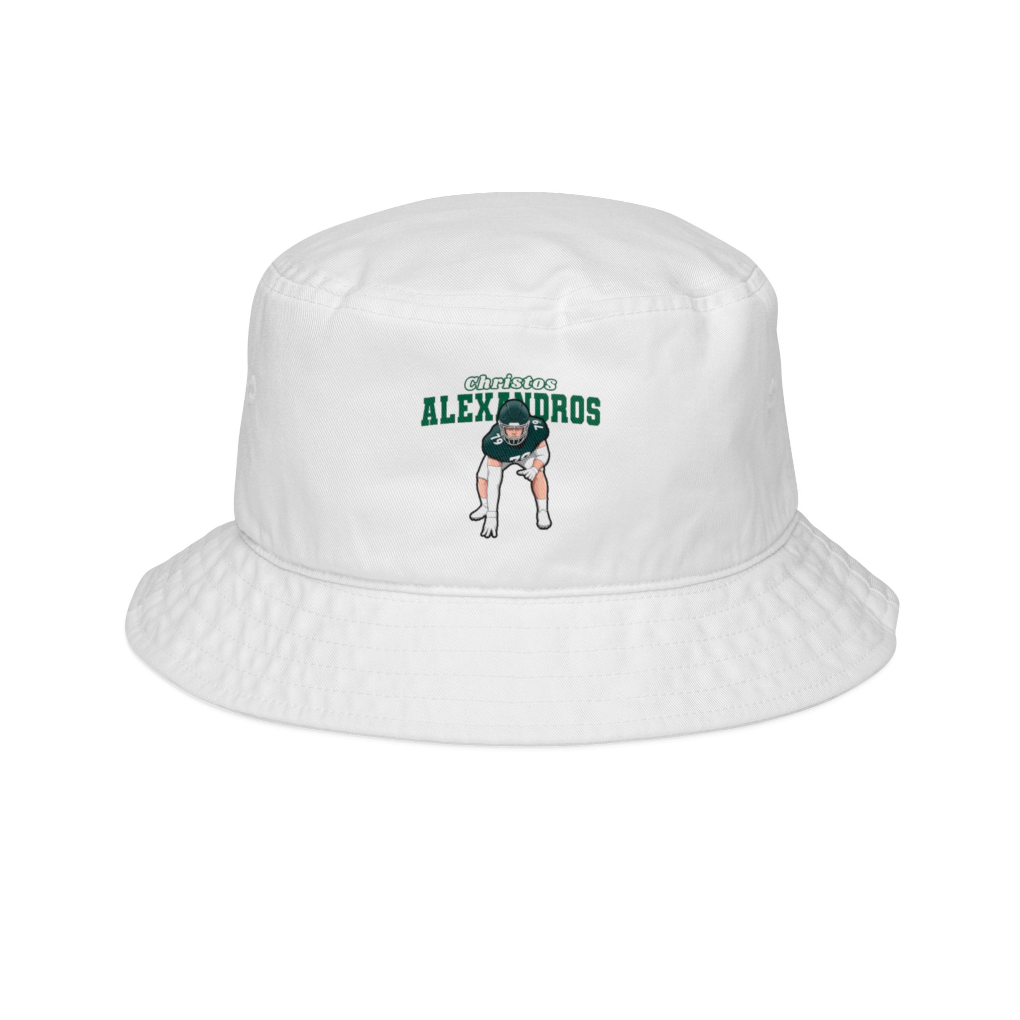 Bucket Hat — character_name_arch in White