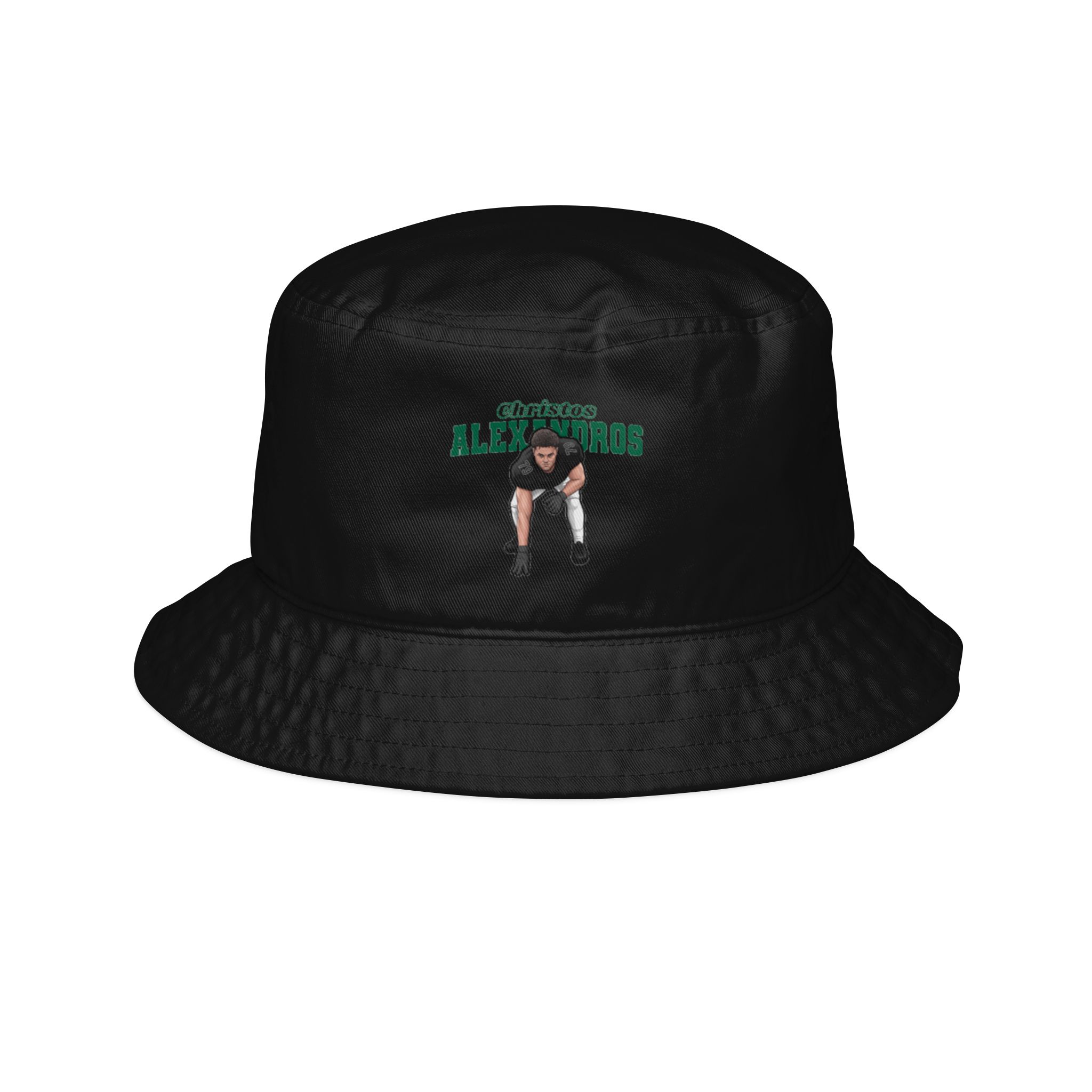 Bucket Hat — character_name_arch in Black