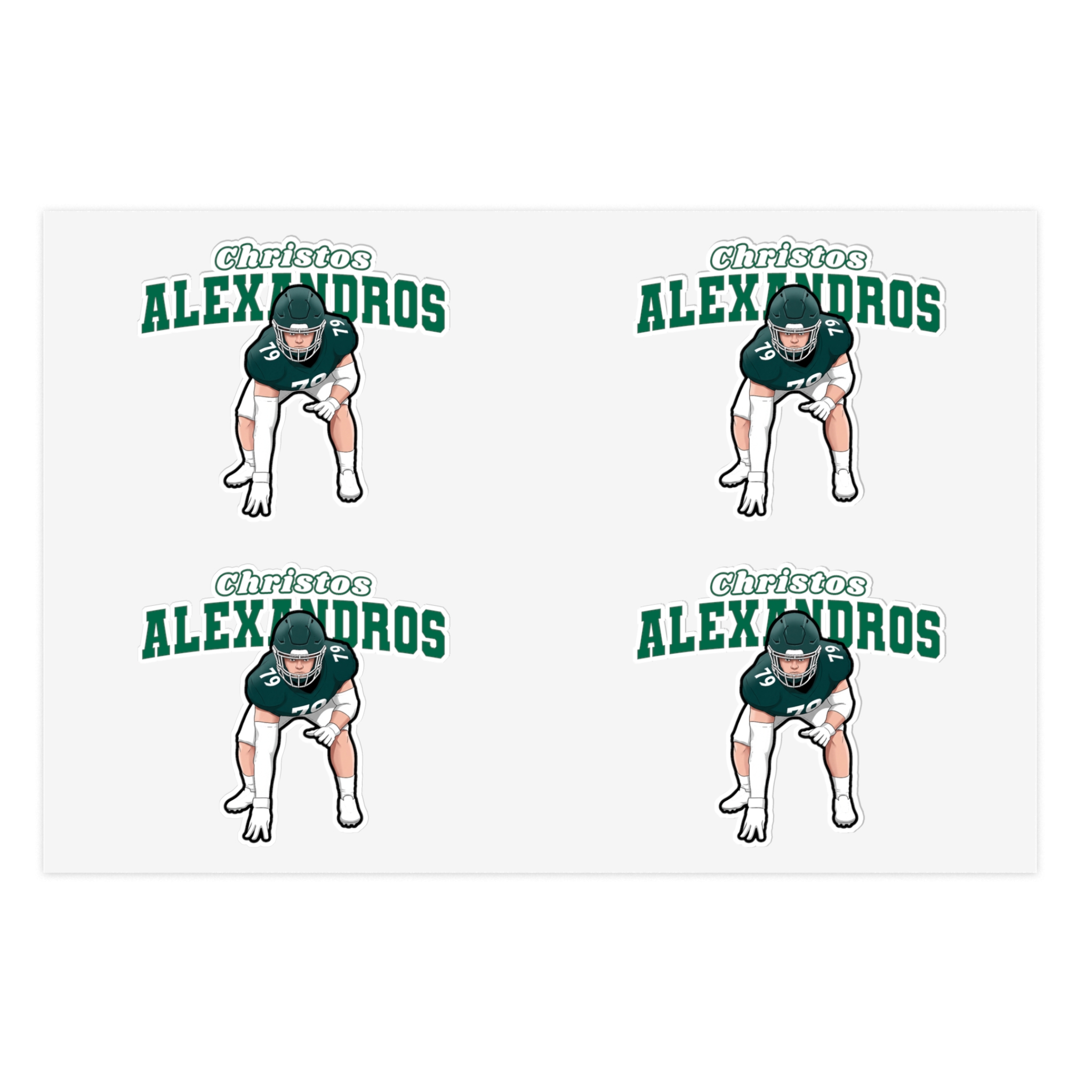 Sticker Sheet — character_name_arch in Classic