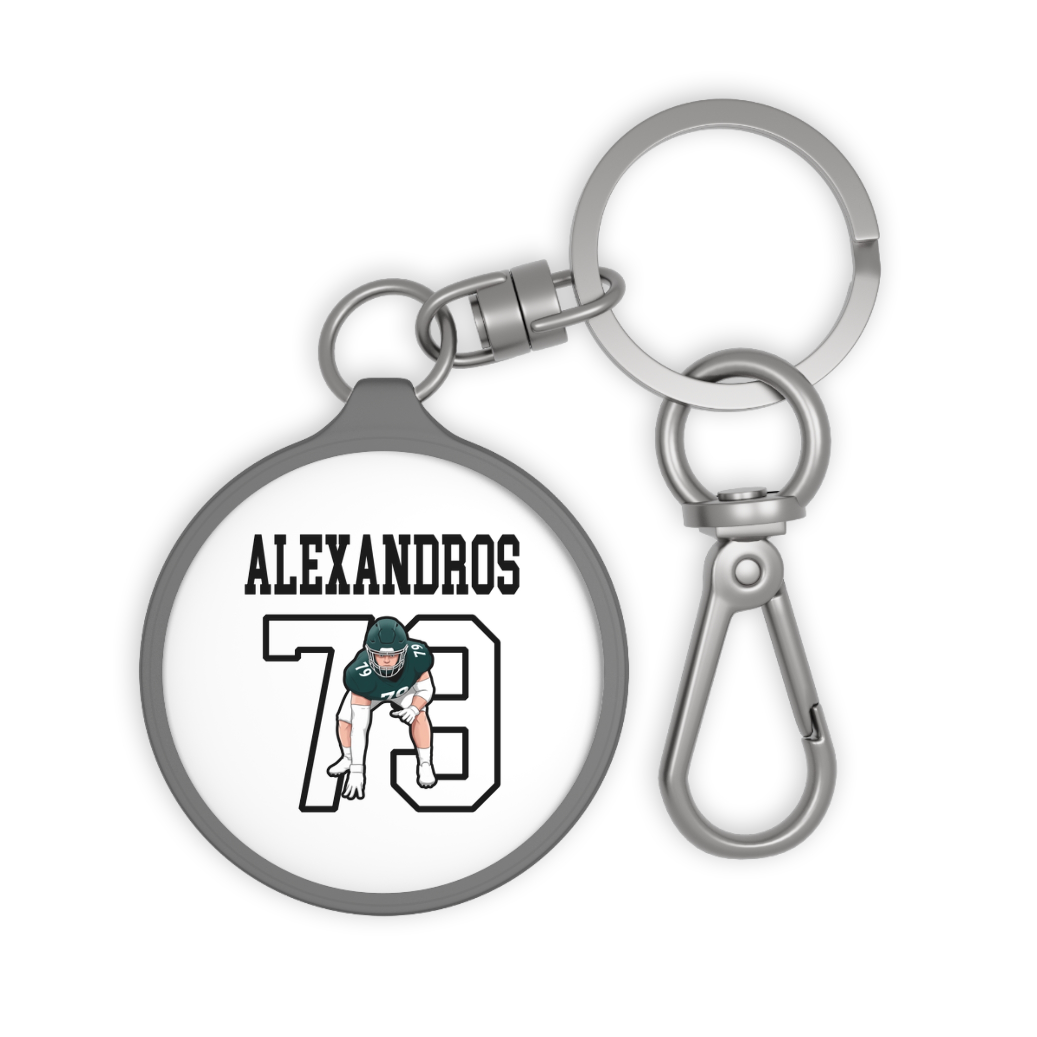 Keychain — character_shirsey in Grey
