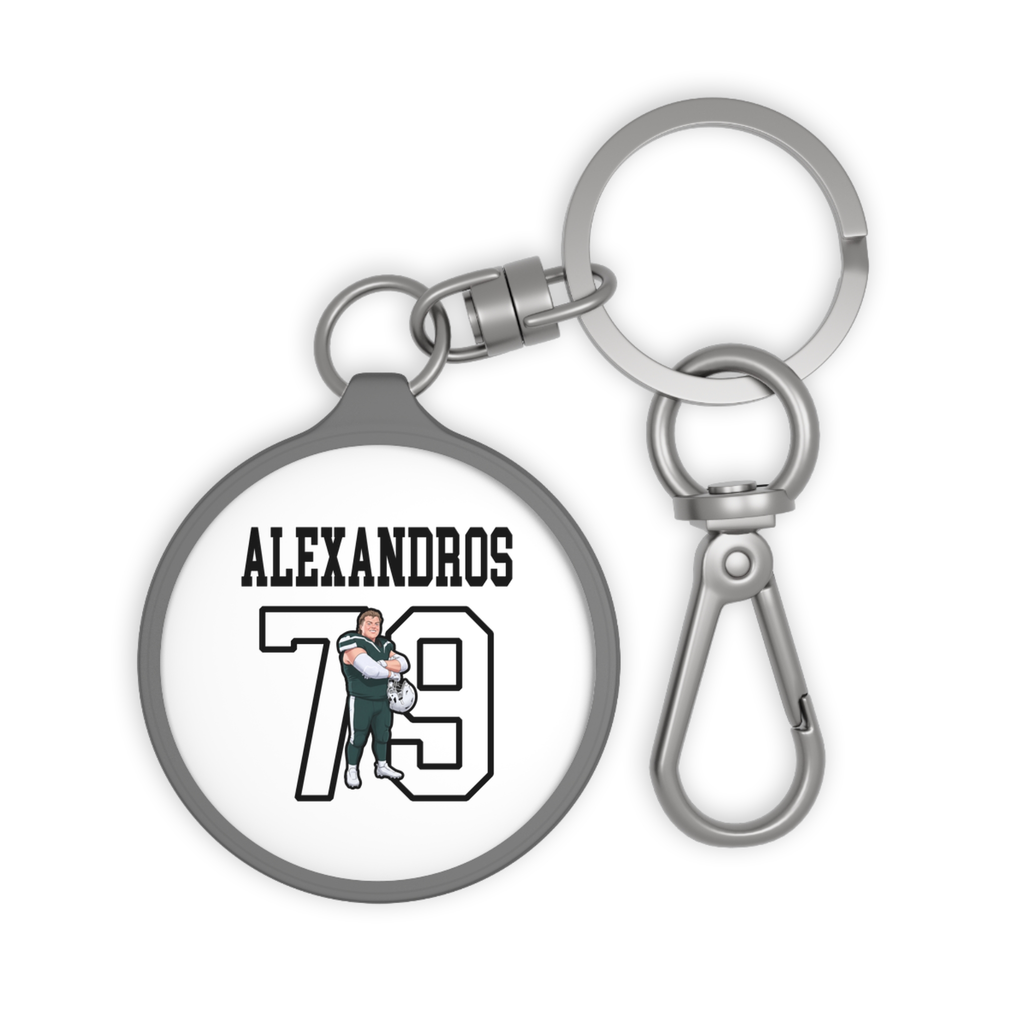 Keychain — character_shirsey in Grey
