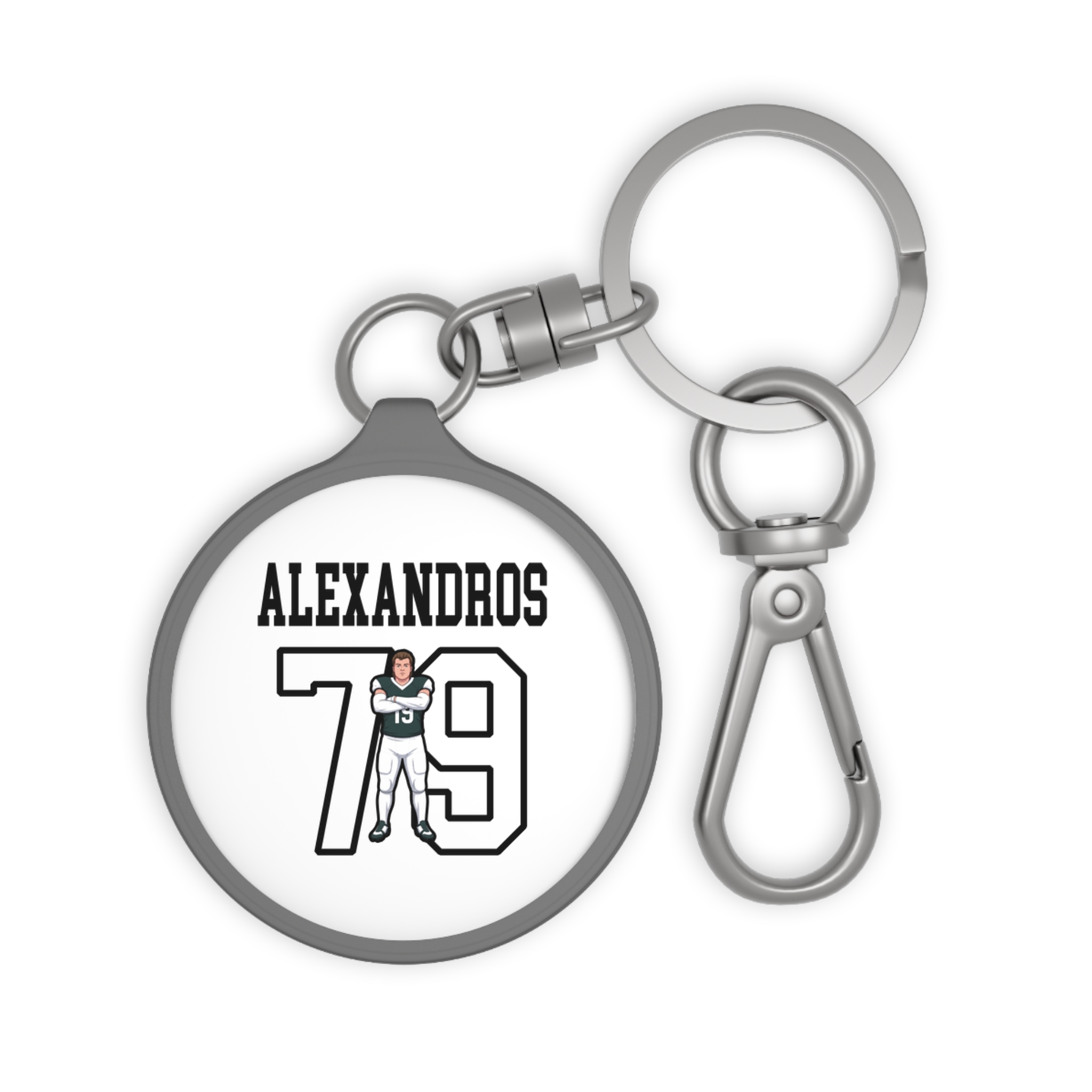 Keychain — character_shirsey in Grey