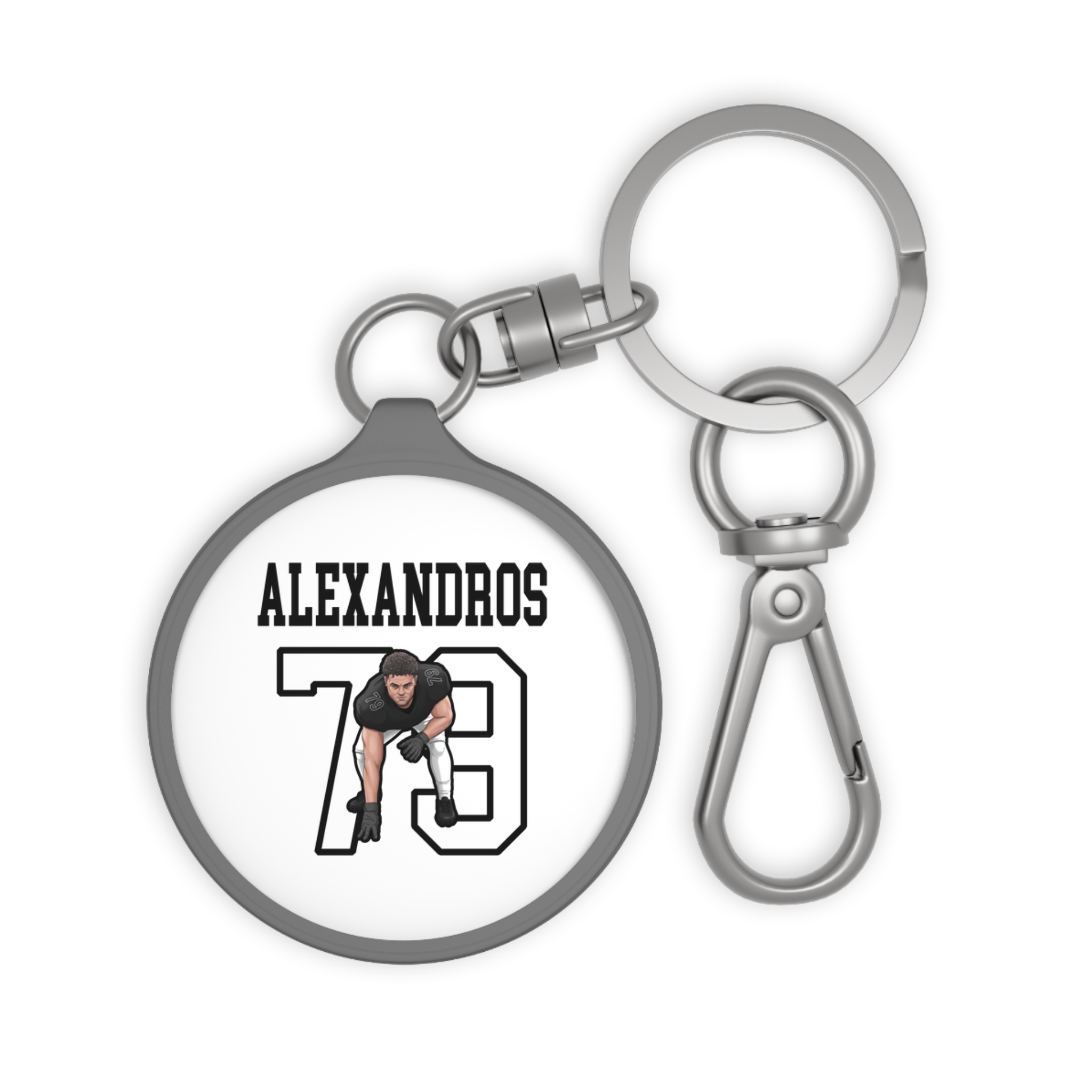 Keychain — character_shirsey in Grey