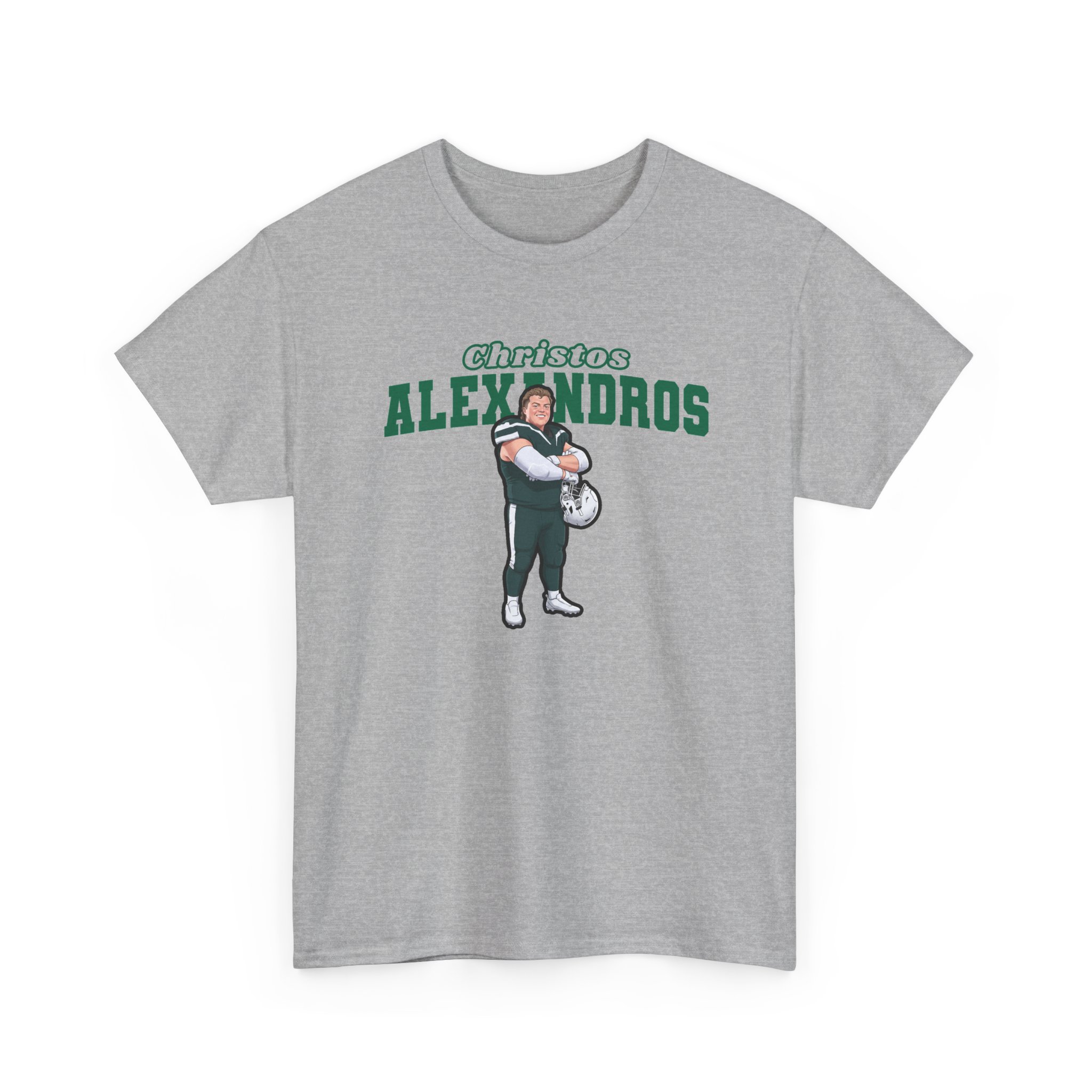 Tee — character_name_arch in Grey