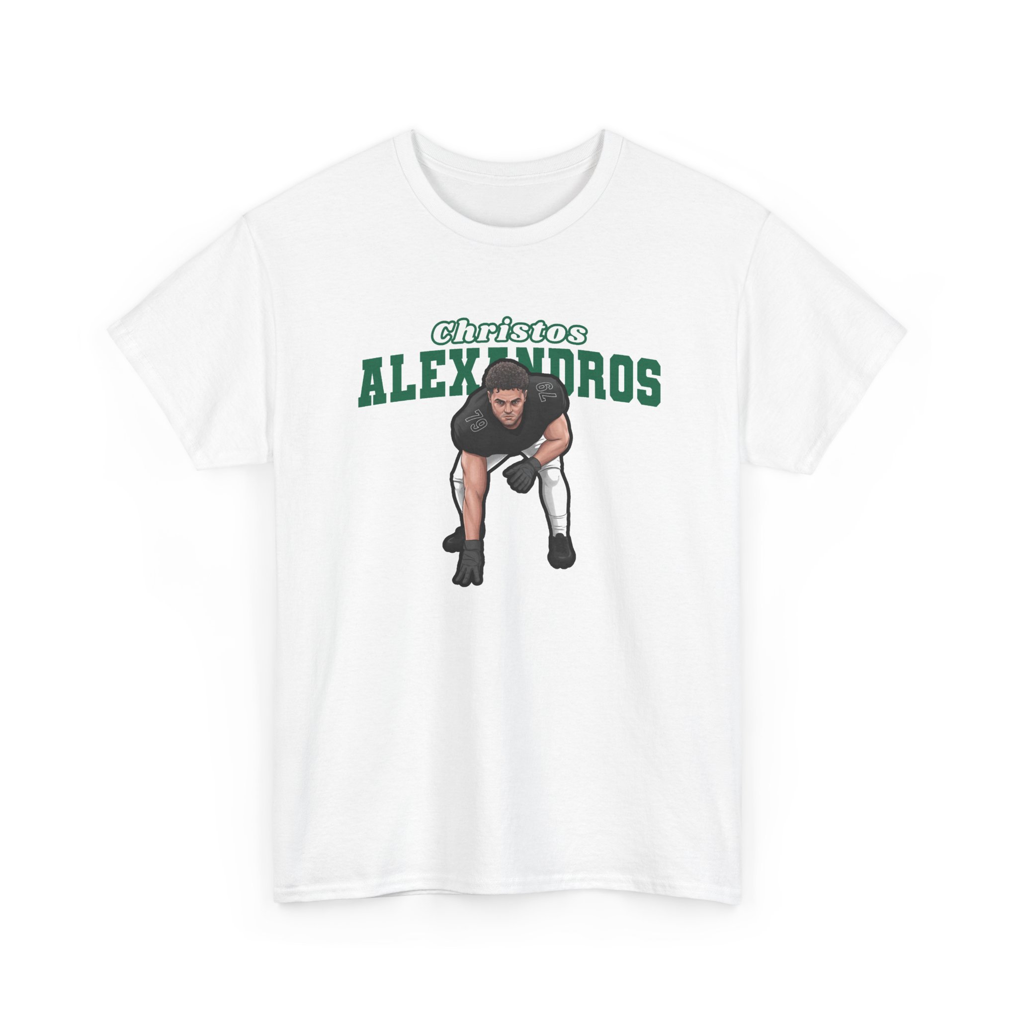 Tee — character_name_arch in White