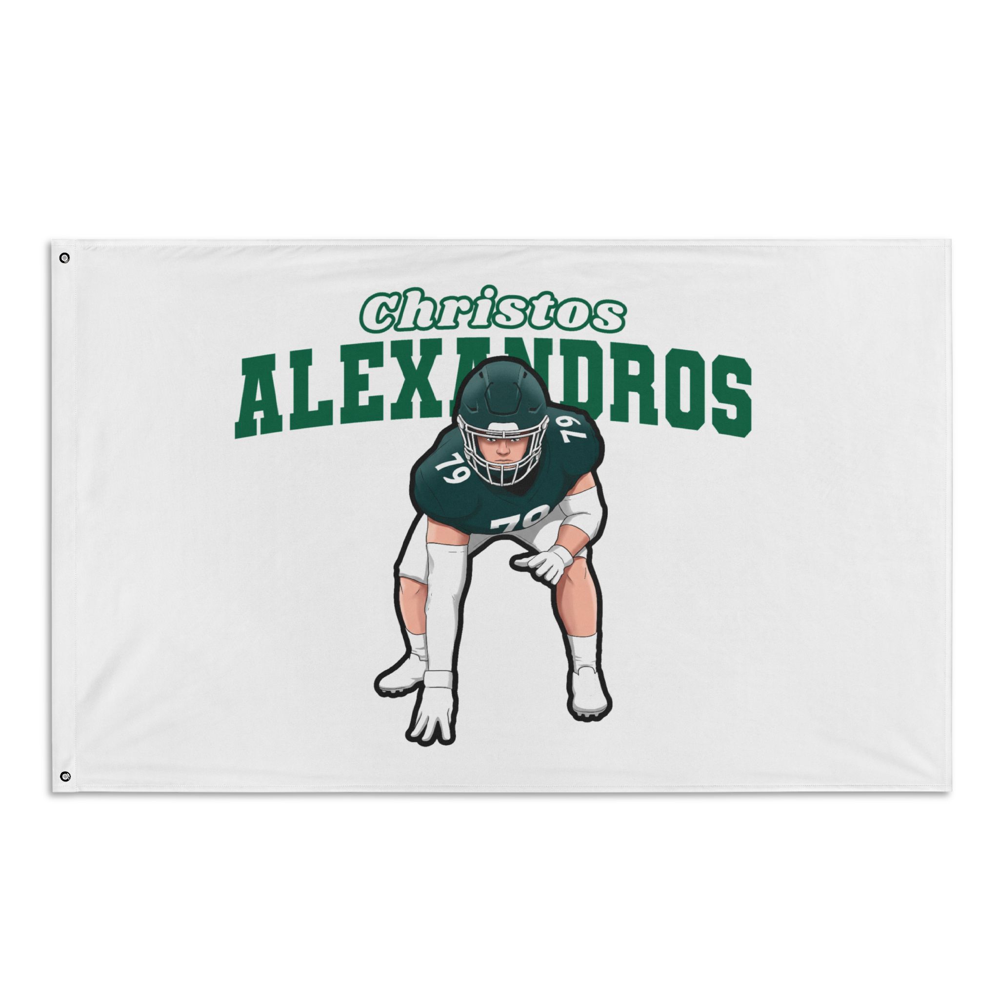 Flag (35 × 56 in) — character_name_arch in Classic