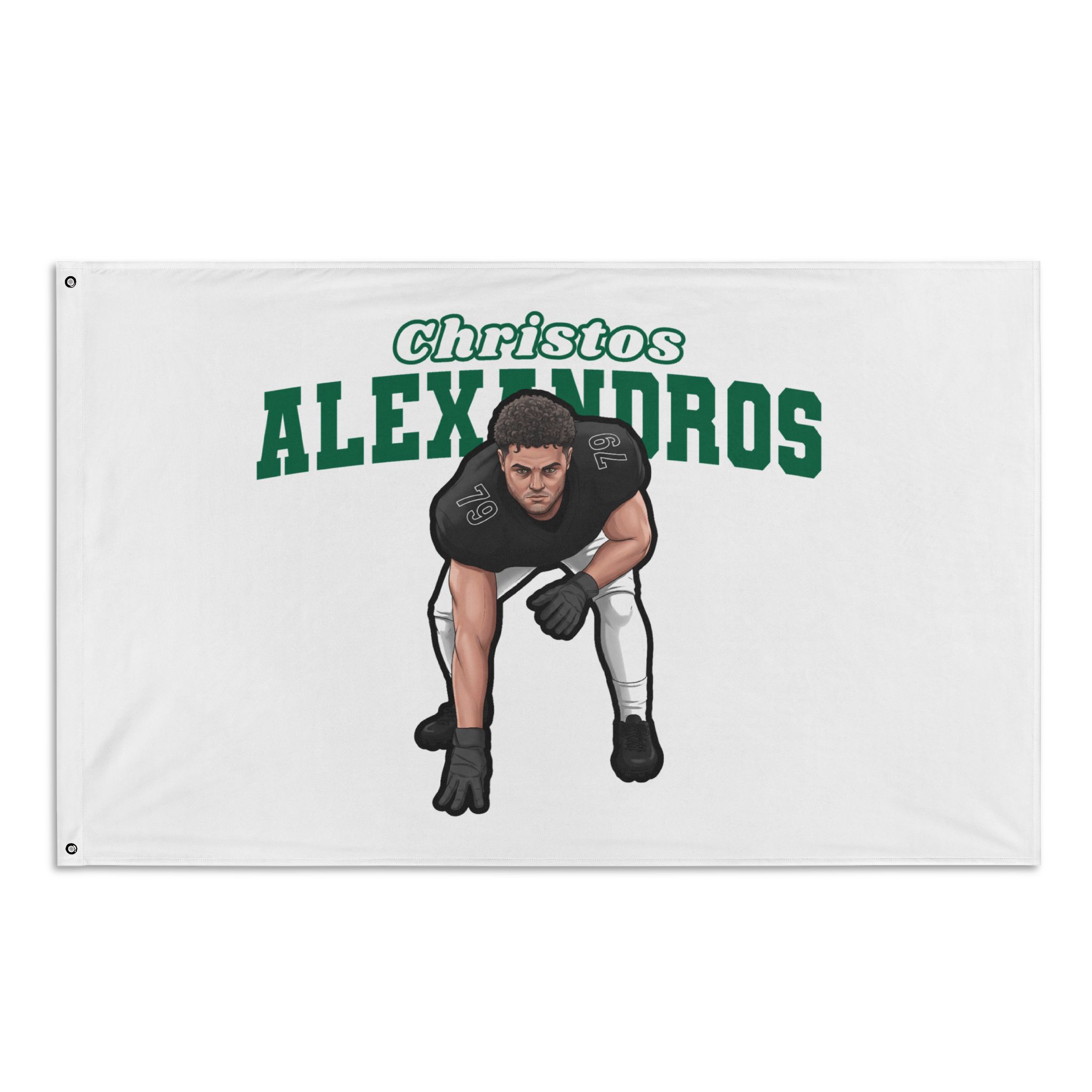 Flag (35 × 56 in) — character_name_arch in Classic