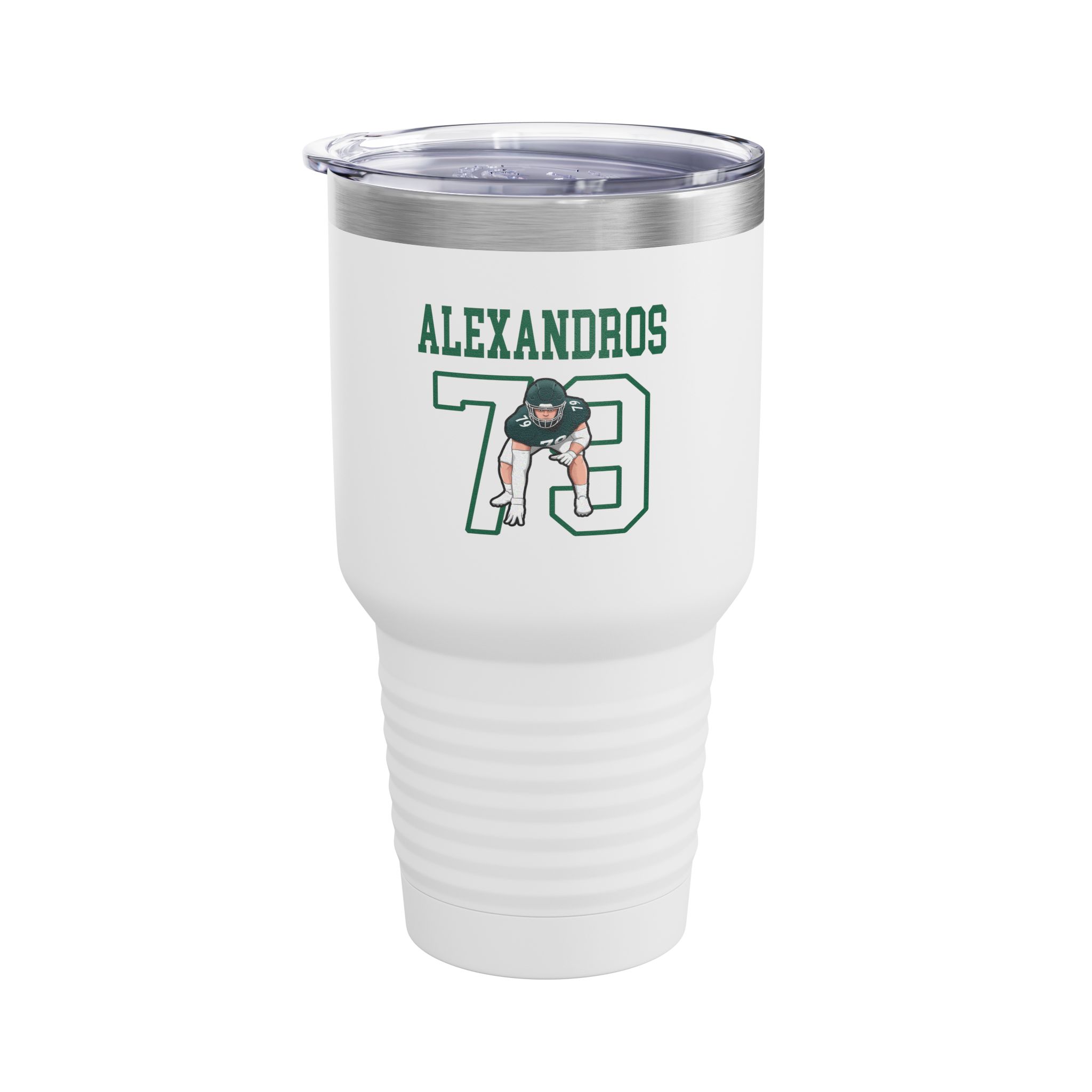 30oz Tumbler — character_shirsey in White