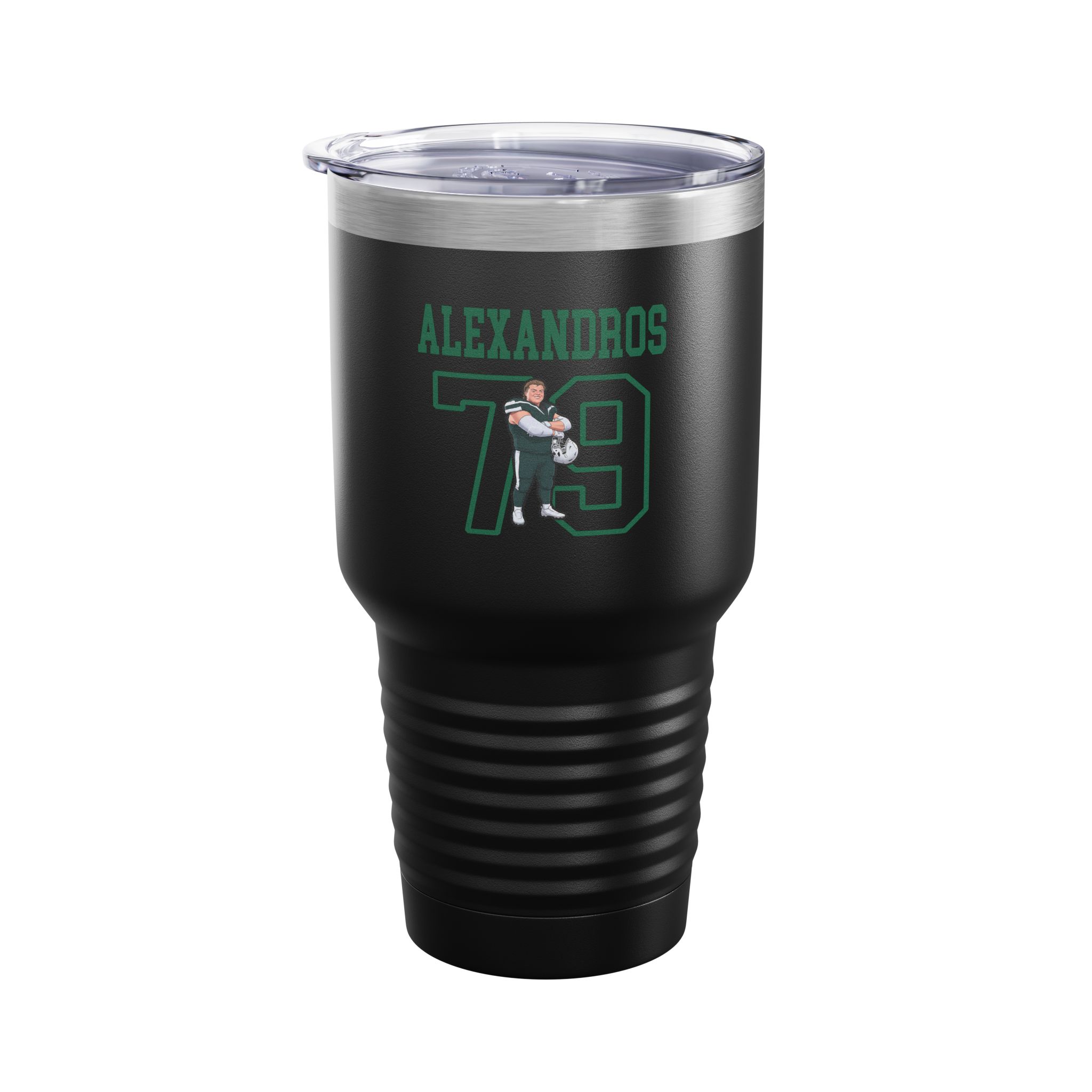 30oz Tumbler — character_shirsey in Black