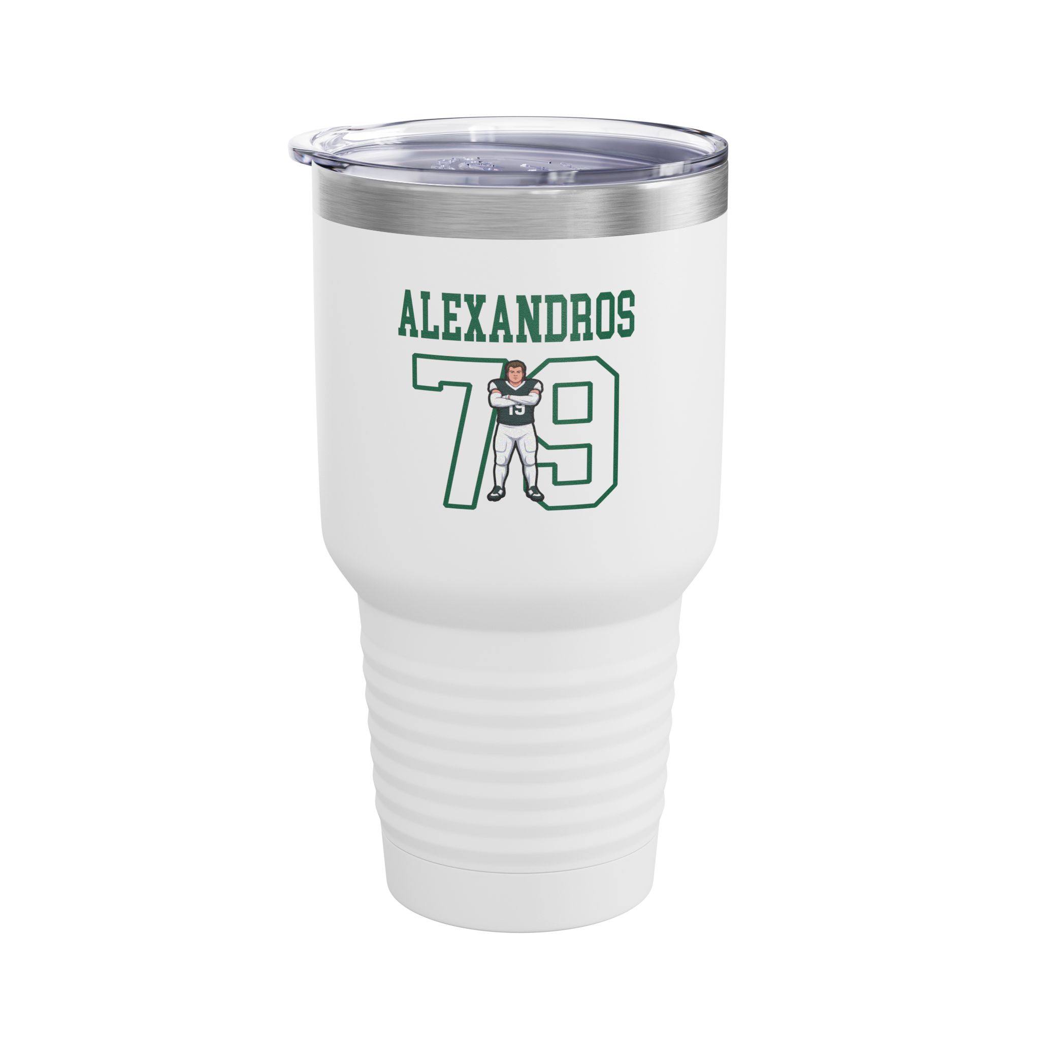 30oz Tumbler — character_shirsey in White