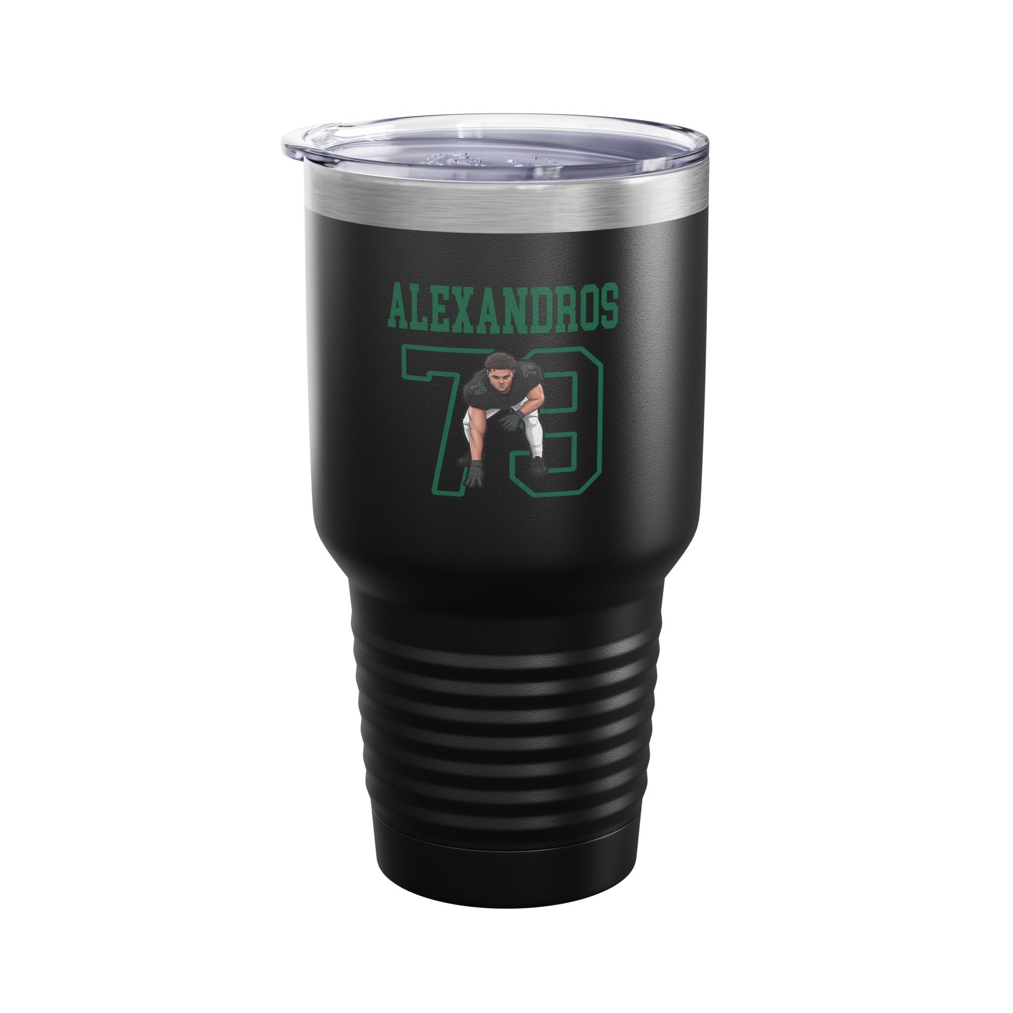 30oz Tumbler — character_shirsey in Black